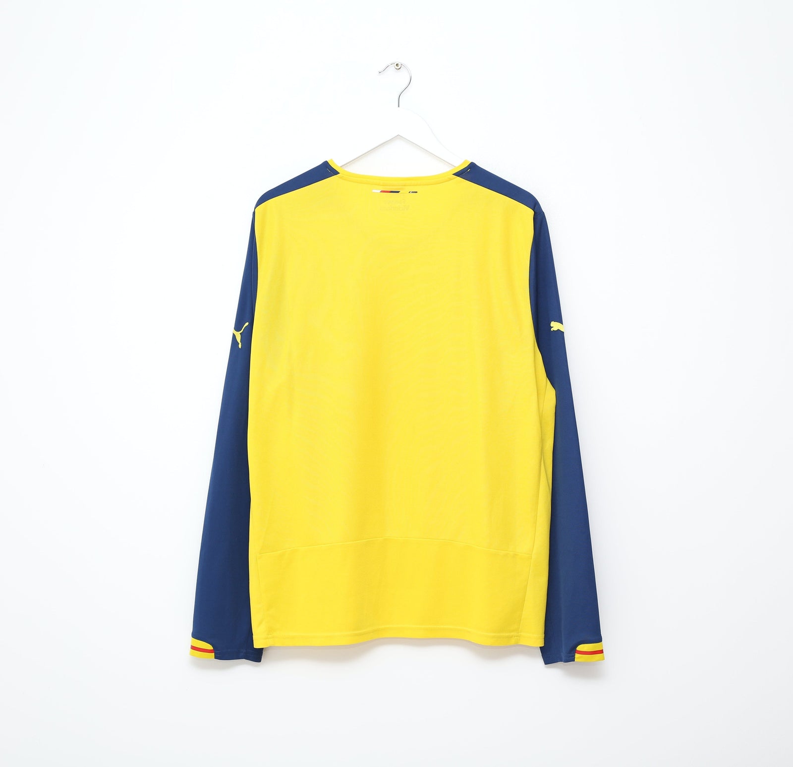 2014/15 ARSENAL Vintage PUMA Away Long Sleeve Football Shirt (XL)