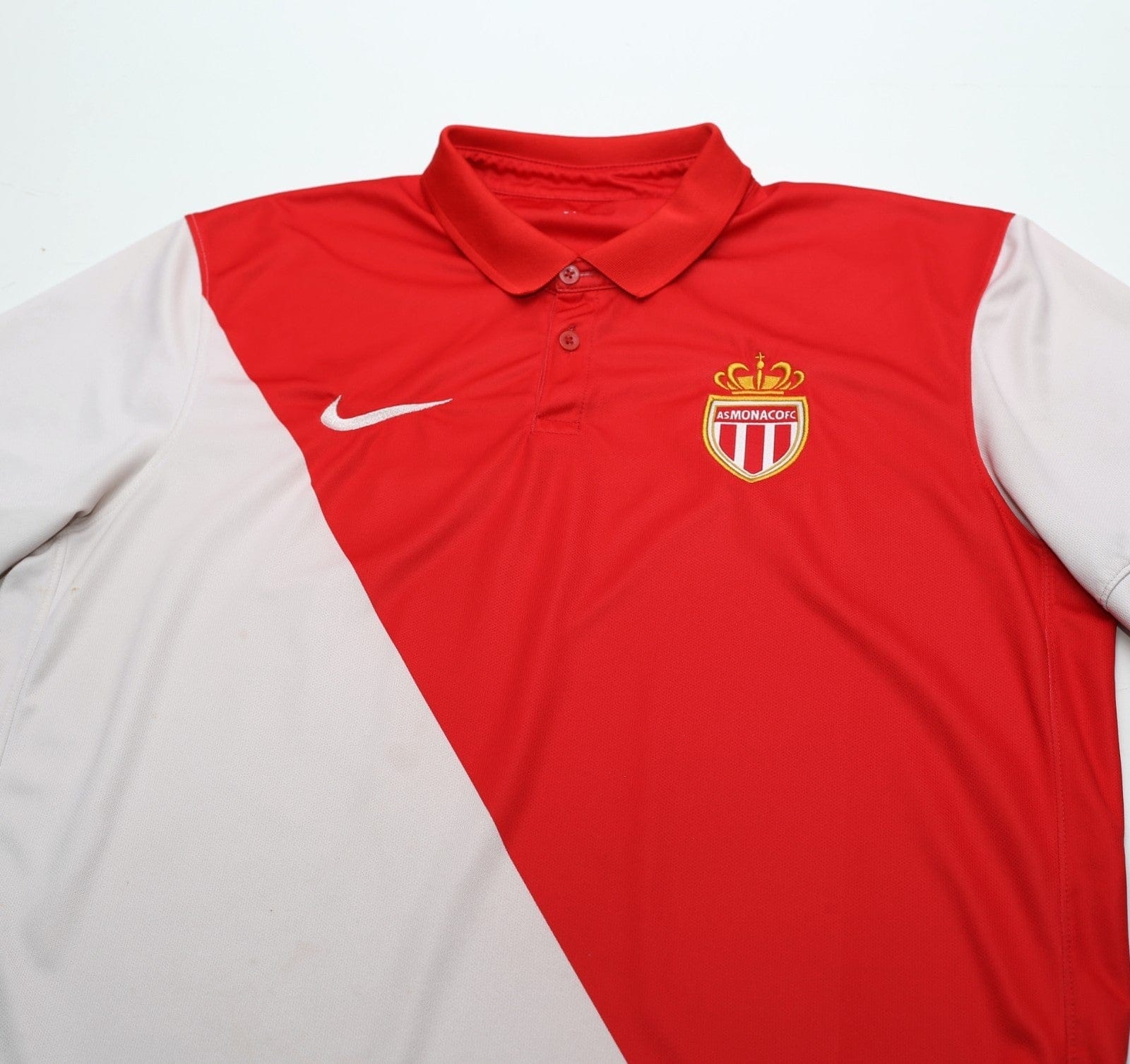 2014/15 AS MONACO Vintage Nike Home Football Shirt (L)