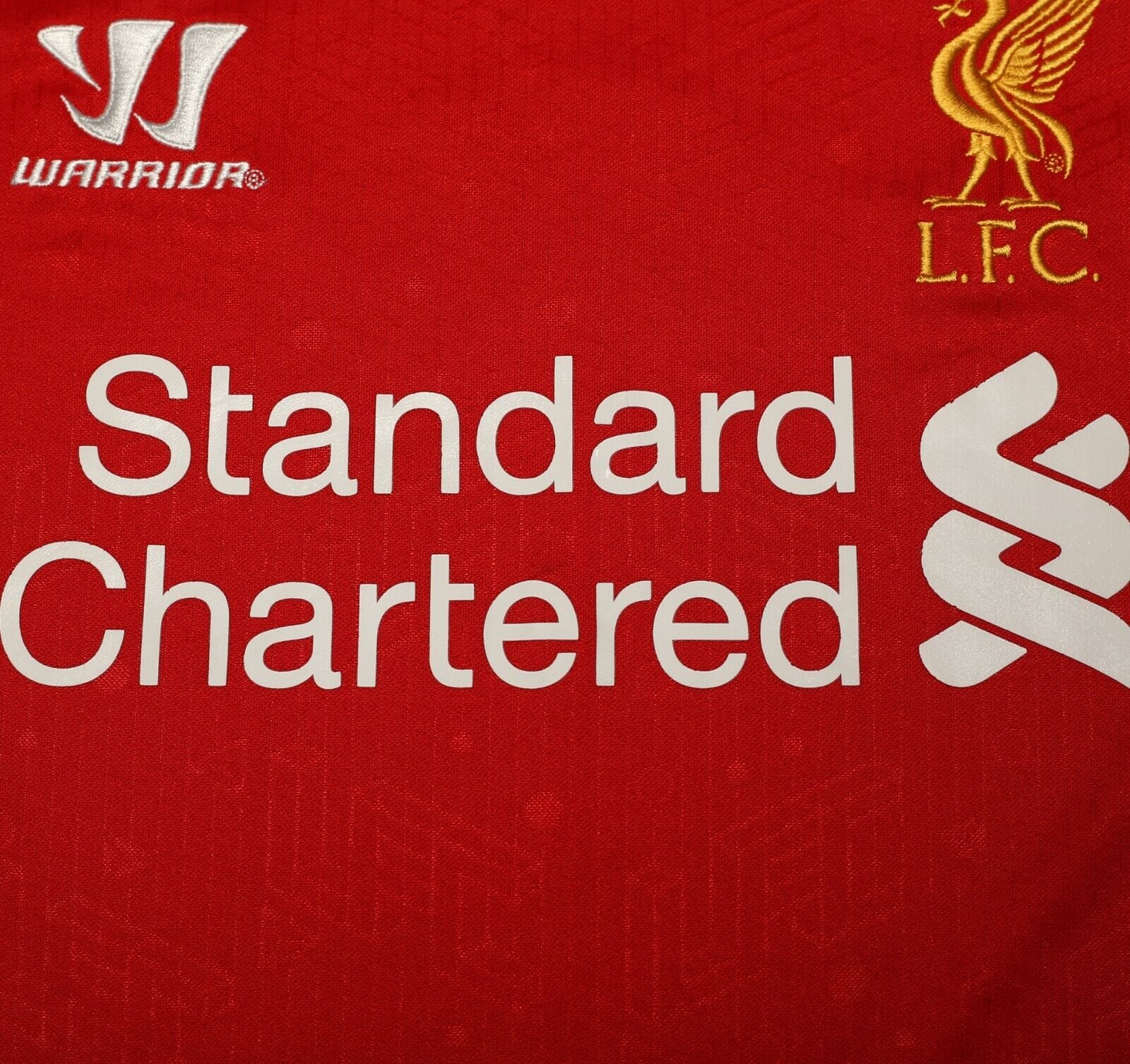 2014/15 GERRARD #8 Liverpool Warrior Home Football Shirt (L)
