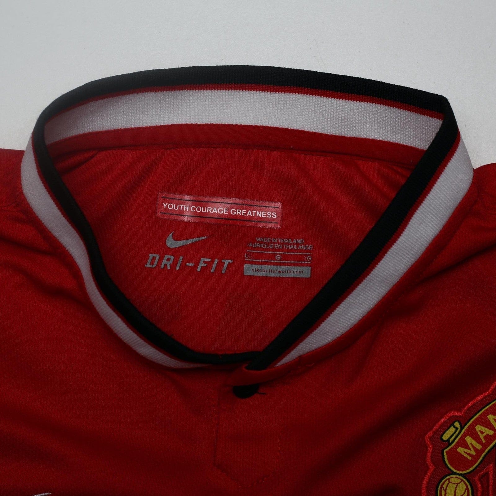 2014/15 Mata #8 Manchester United Vintage Nike Home Football Shirt (L)