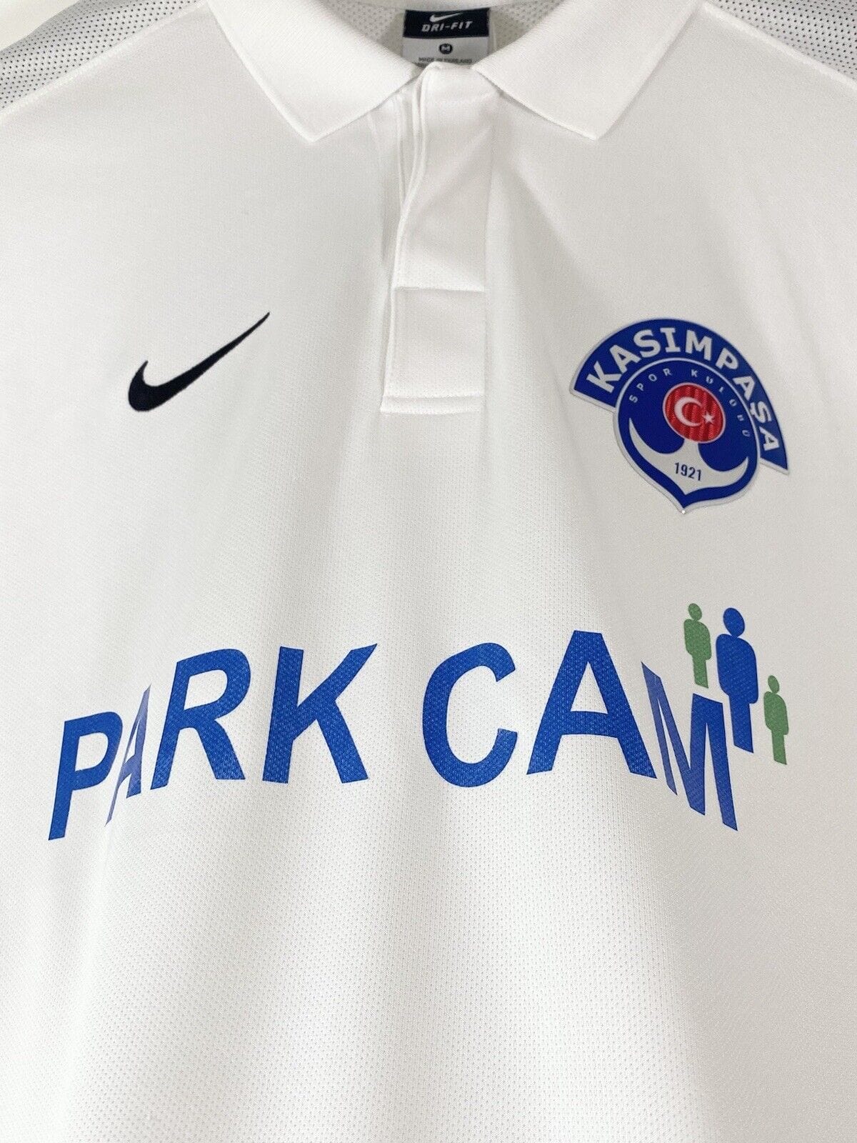 2015/16 DURAK #87 Kasimpasa Vintage Nike Match Worn Home Football Shirt (M)