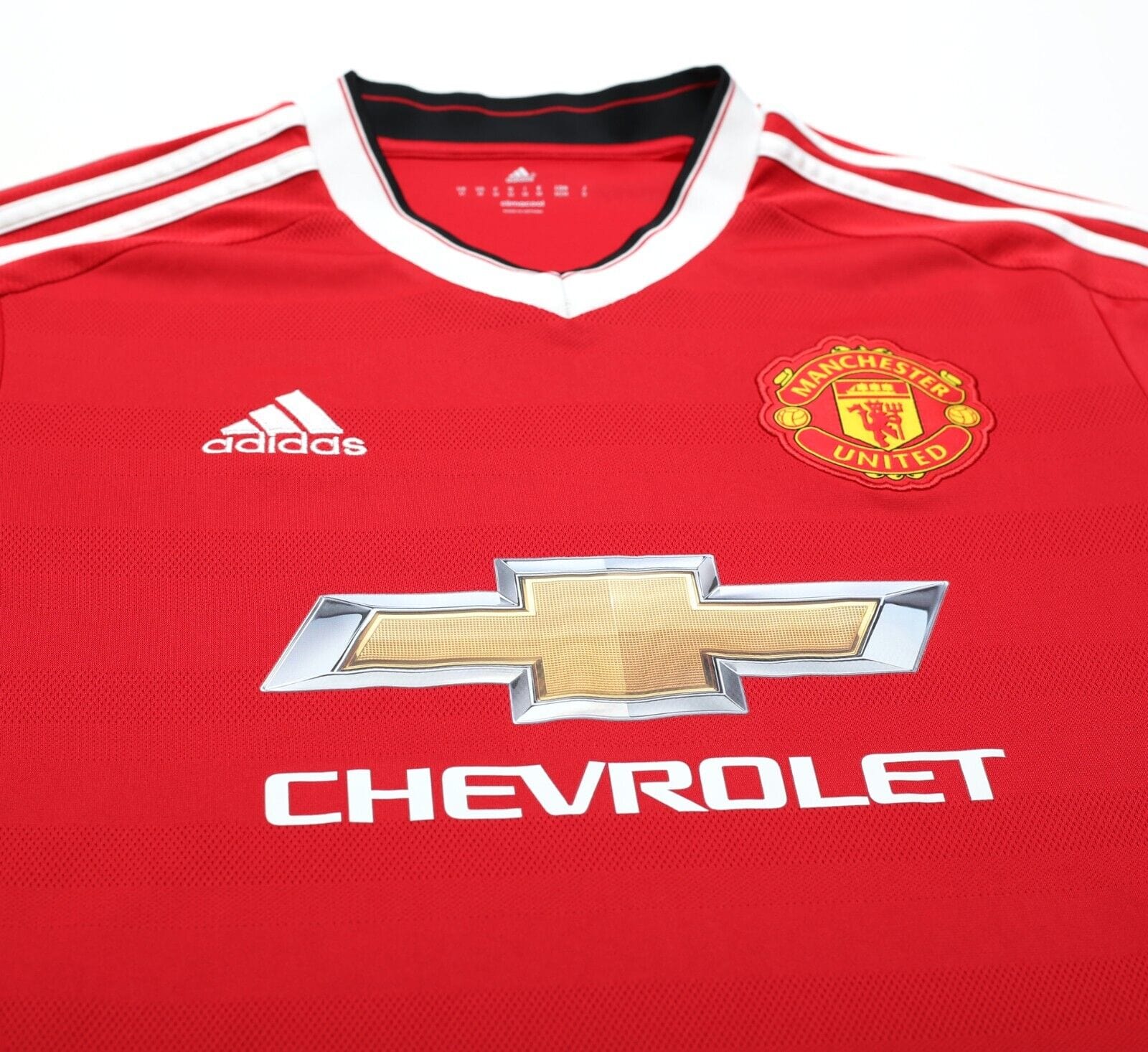 2015/16 MANCHESTER UNITED Vintage adidas Home Football Shirt (M)