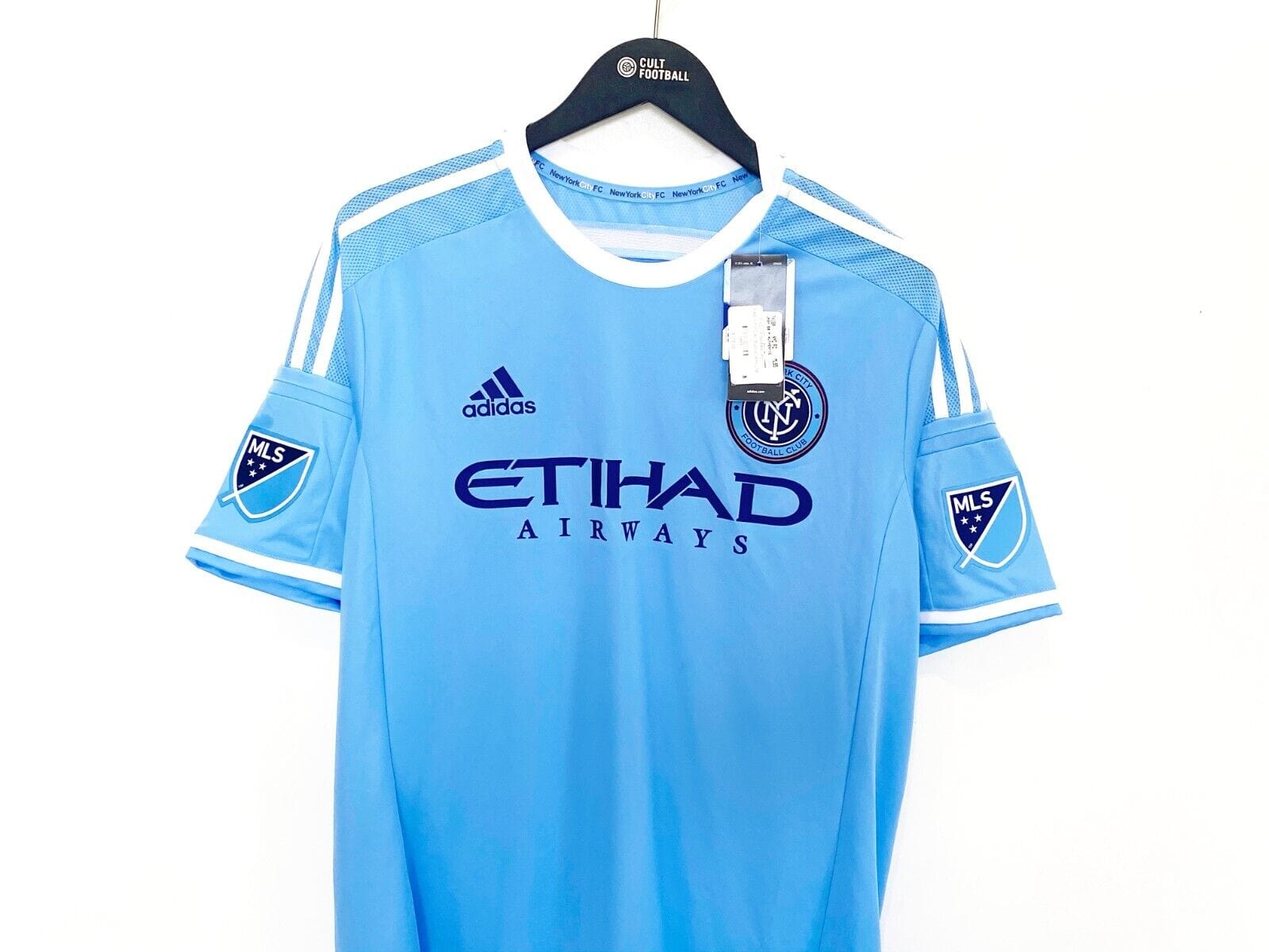 2015/16 NEW YORK CITY adidas Player Issue Football Shirt (L/XL) BNWT Pirlo Villa