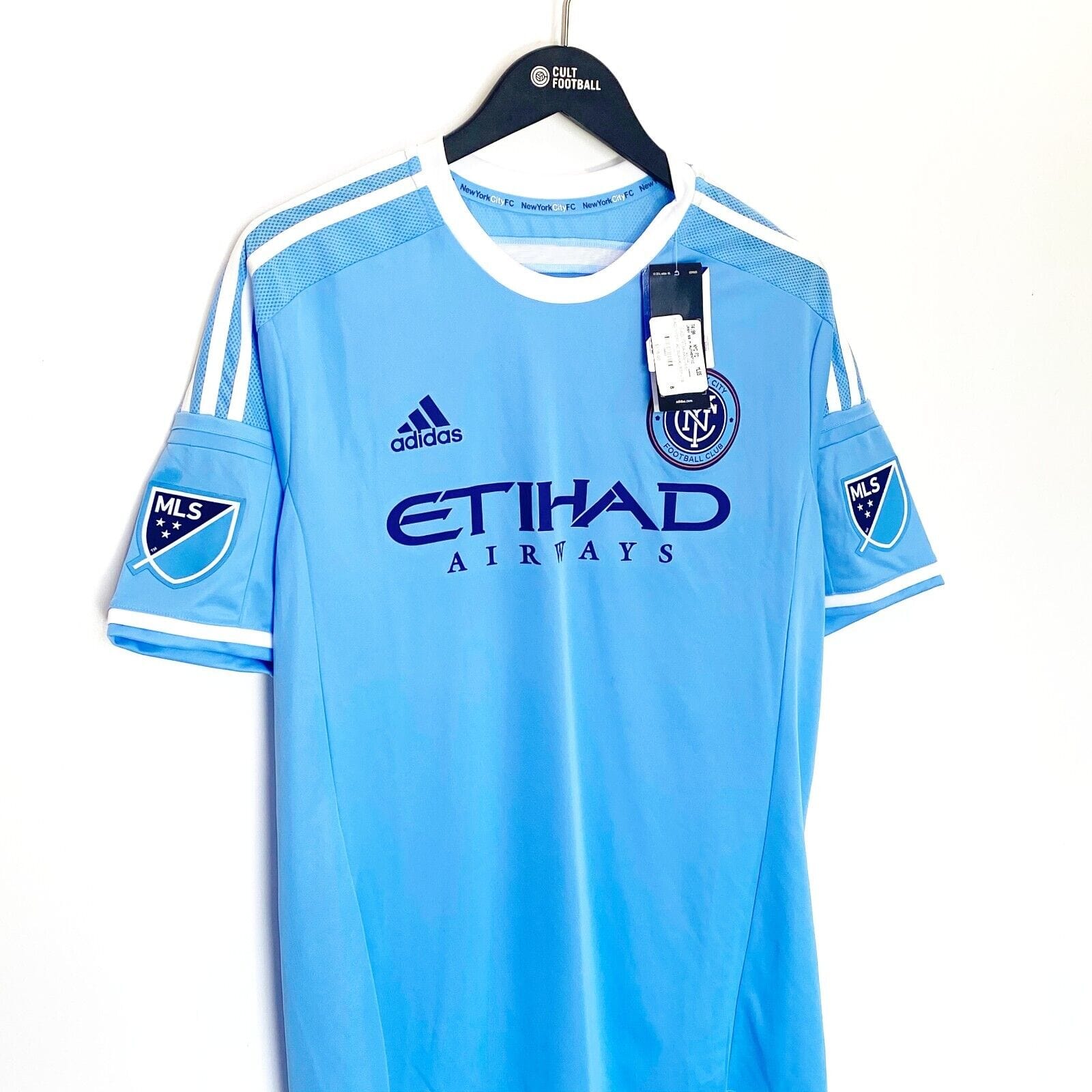 2015/16 NEW YORK CITY adidas Player Issue Football Shirt (L/XL) BNWT Pirlo Villa