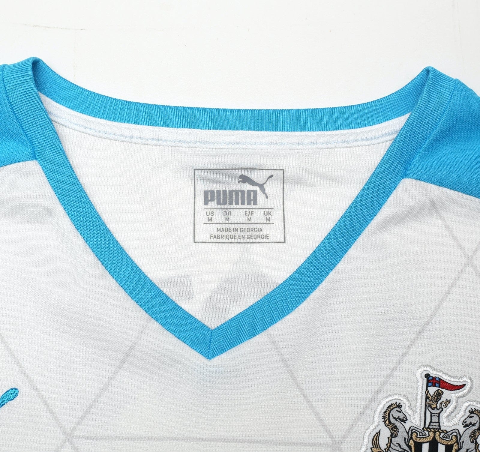 2015/16 TIOTE #24 Newcastle Utd Vintage PUMA Long Sleeve Away Football Shirt (M)