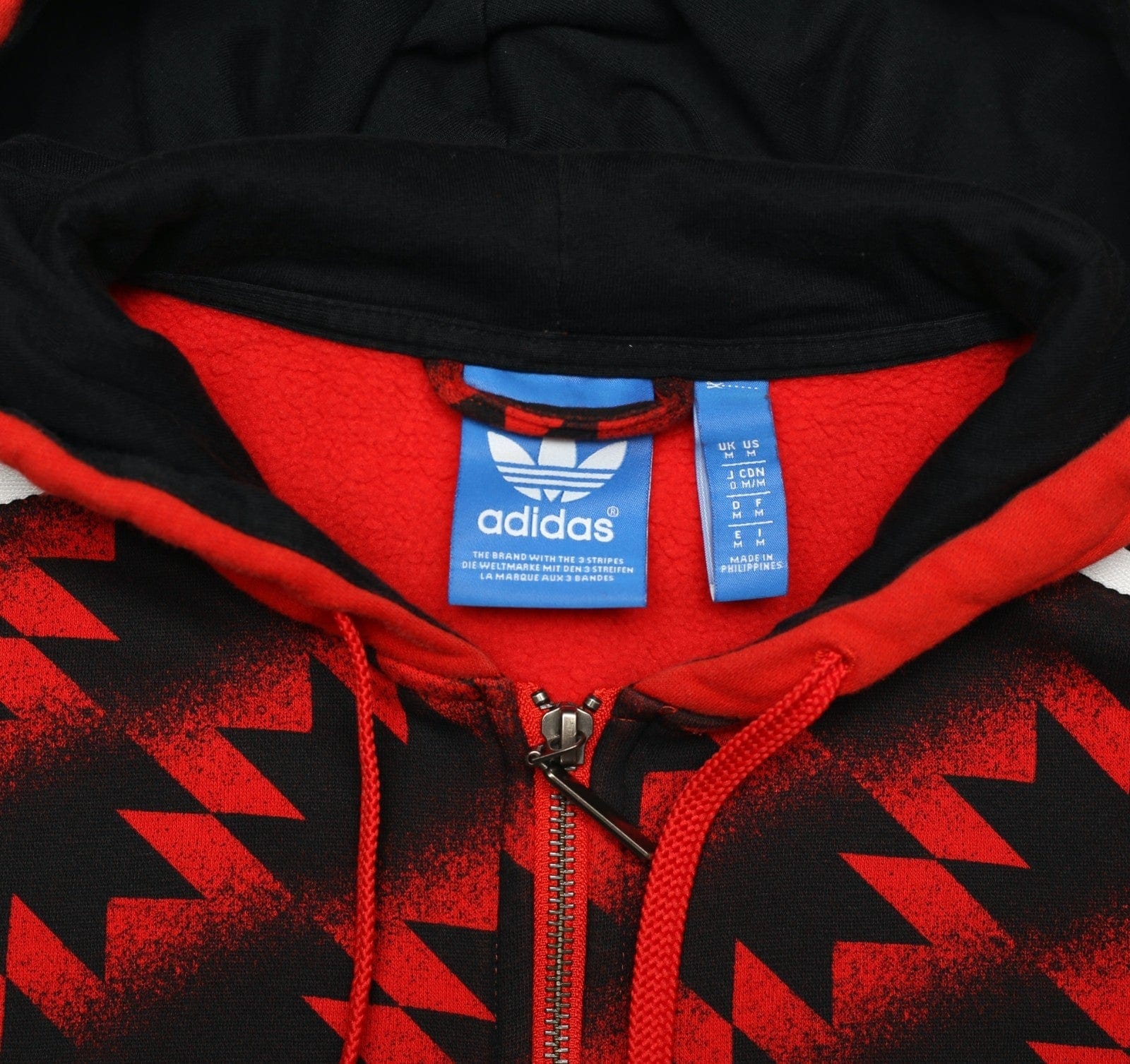 2015 MANCHESTER UNITED Retro adidas Originals Hoodie (M)