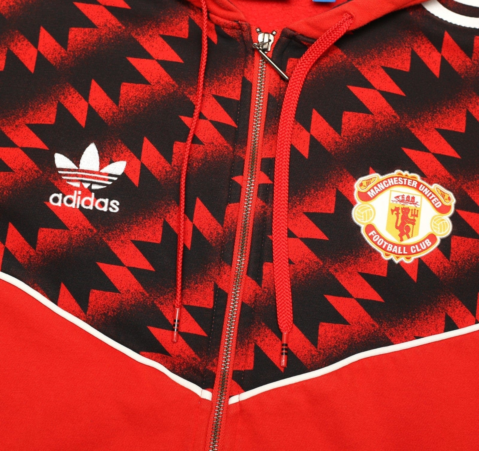 2015 MANCHESTER UNITED Retro adidas Originals Hoodie (M)