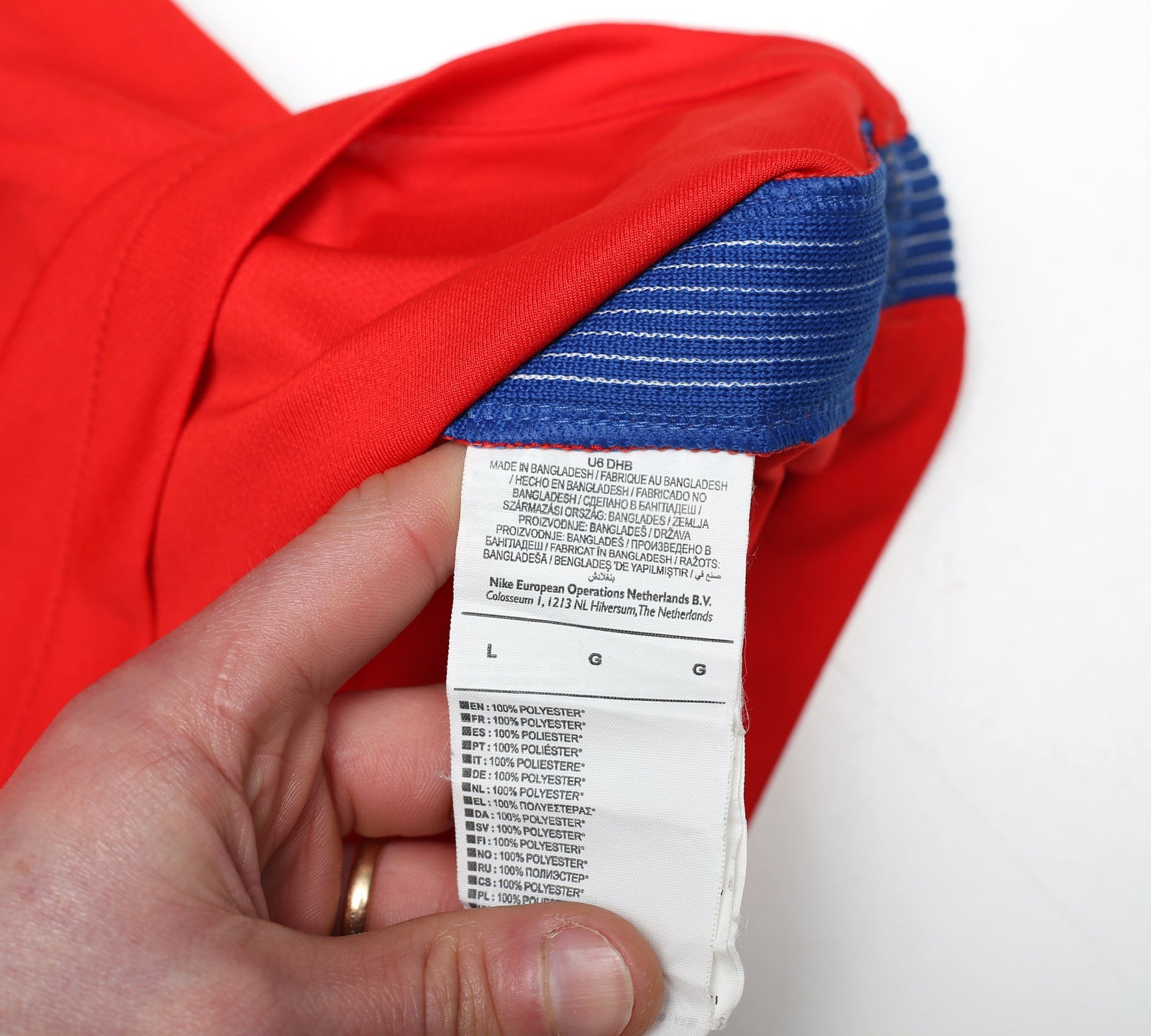 2016/17 ENGLAND Vintage Nike Away Football Shirt (L) Euro 2016