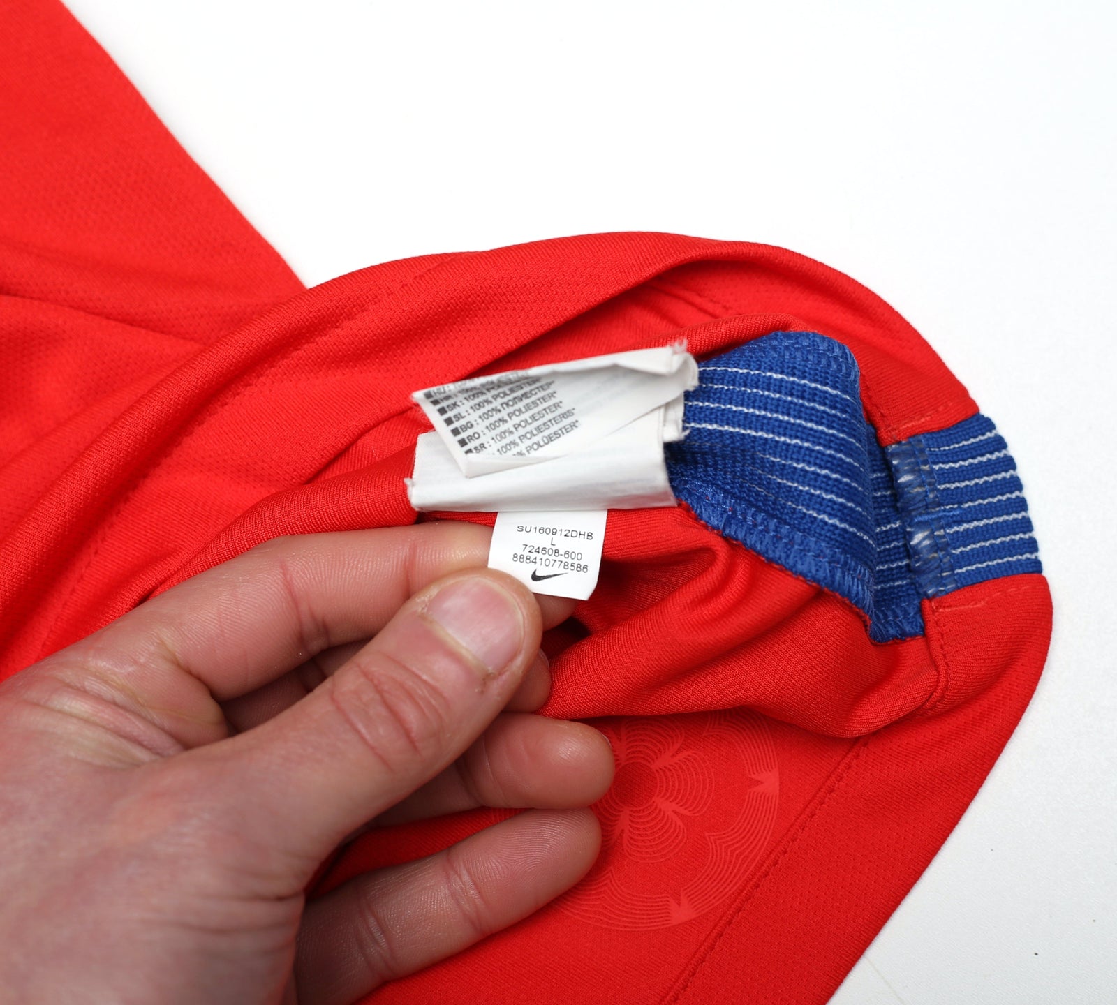 2016/17 ENGLAND Vintage Nike Away Football Shirt (L) Euro 2016