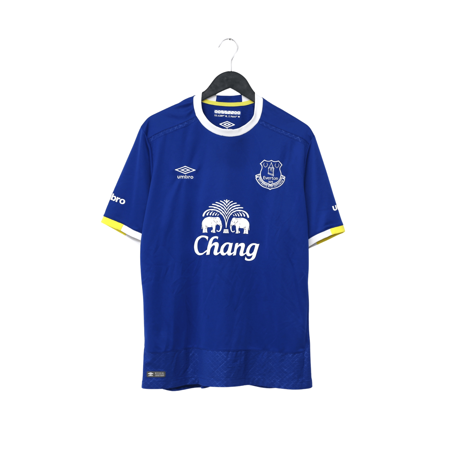 2016/17 Lukaku #10 Everton Vintage Umbro Home Football Shirt (XL)