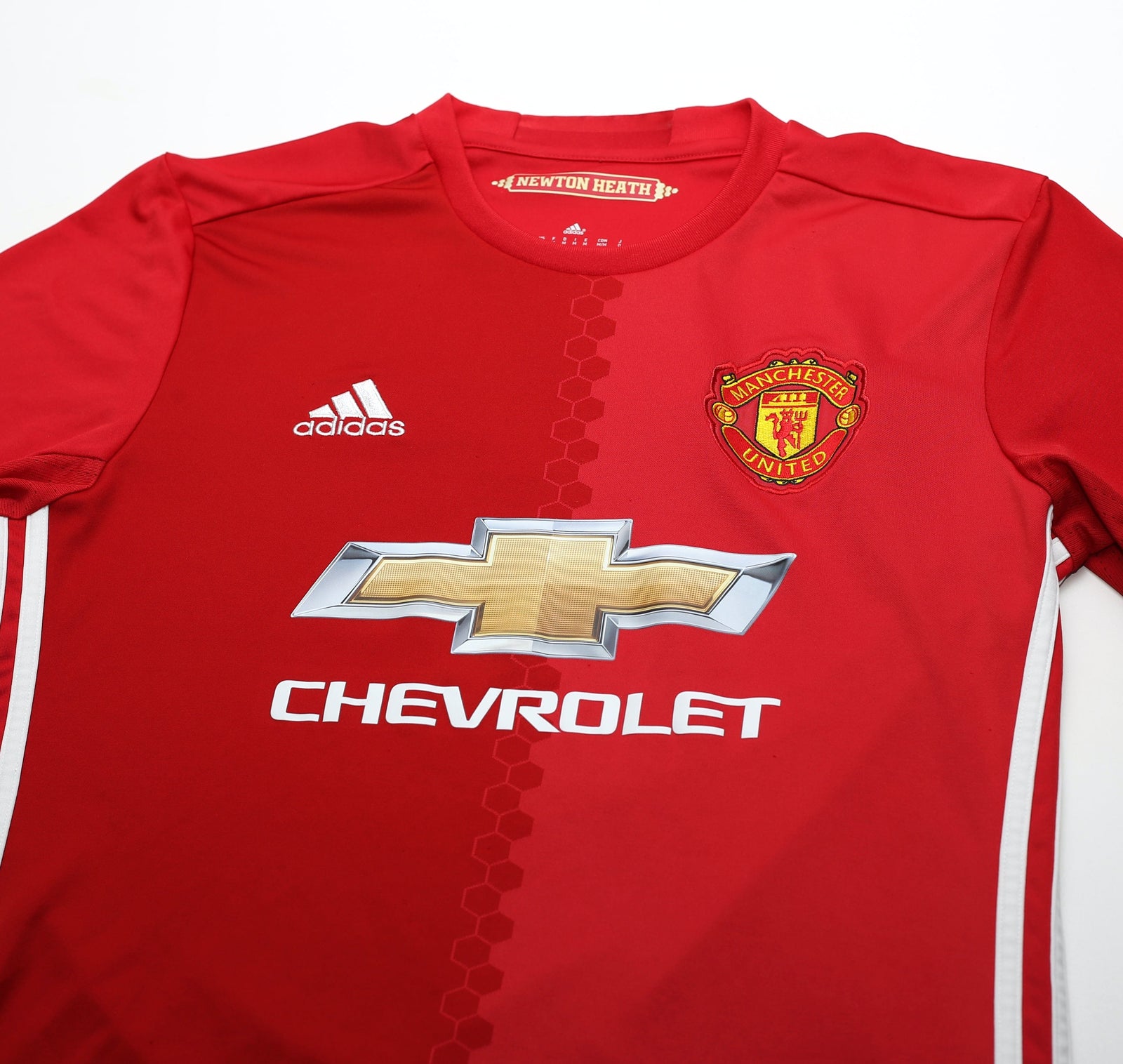 2016/17 MANCHESTER UNITED Vintage adidas Home Football Shirt (M)