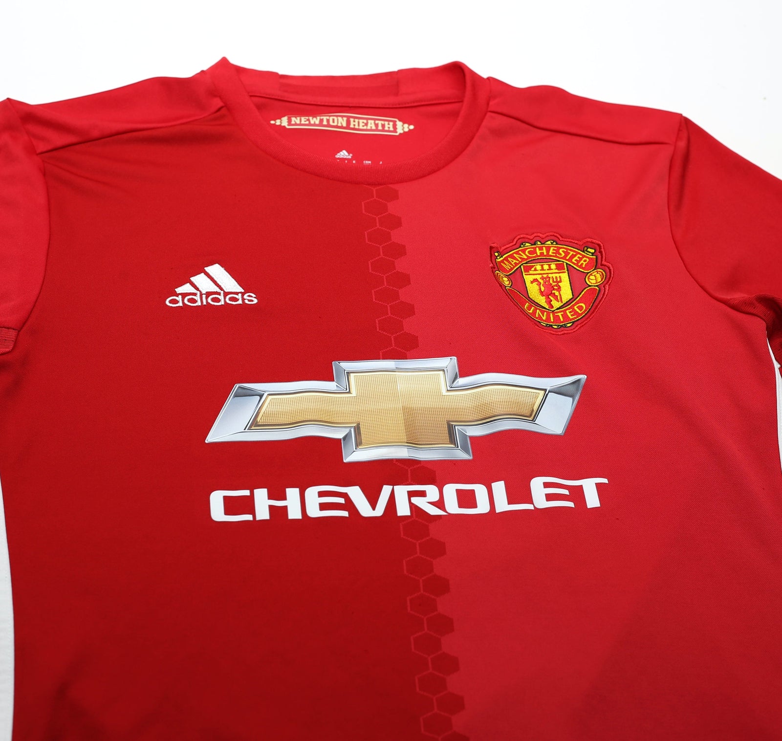 2016/17 MANCHESTER UNITED Vintage adidas Home Football Shirt (M)