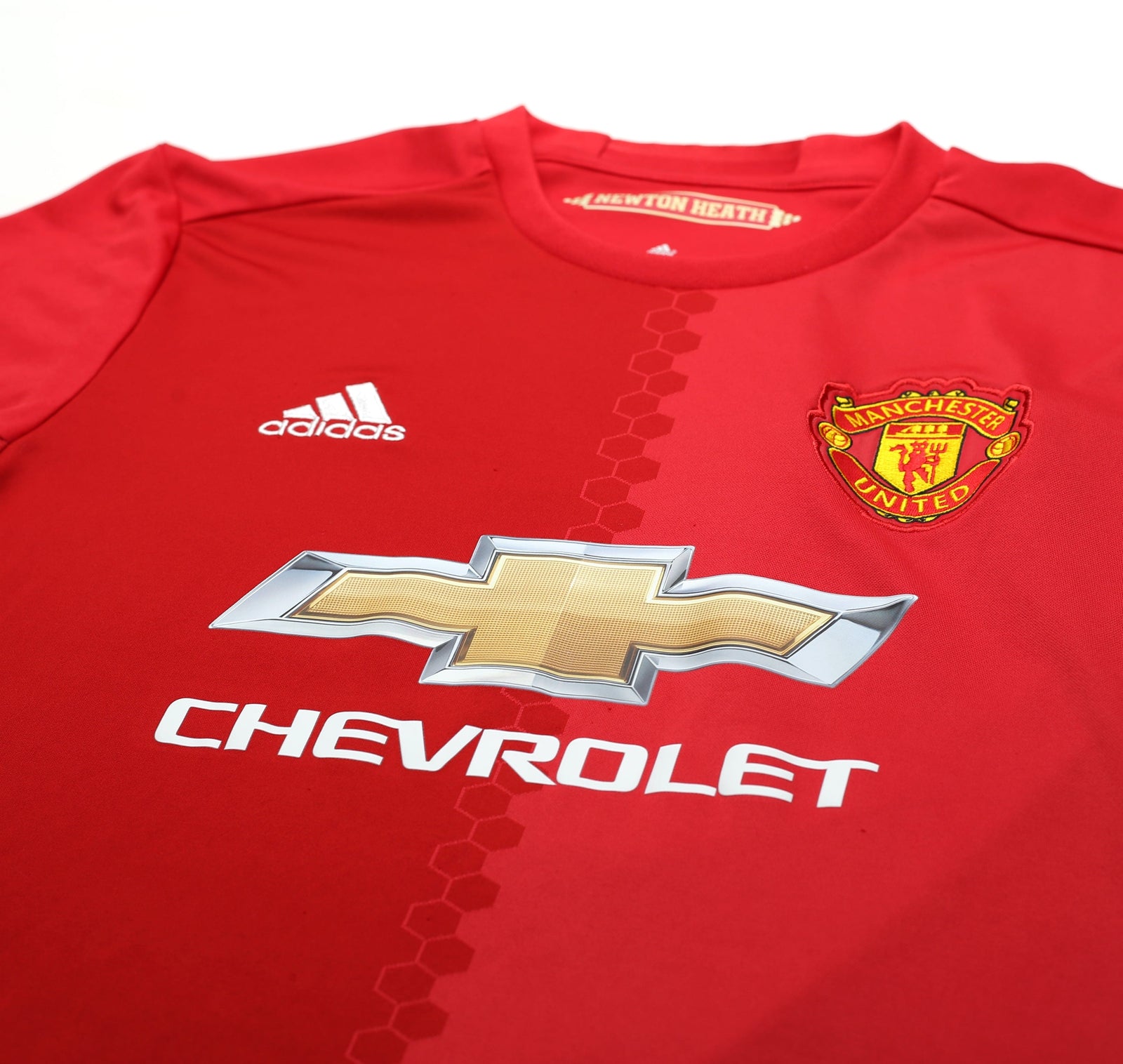 2016/17 MANCHESTER UNITED Vintage adidas Home Football Shirt (M)