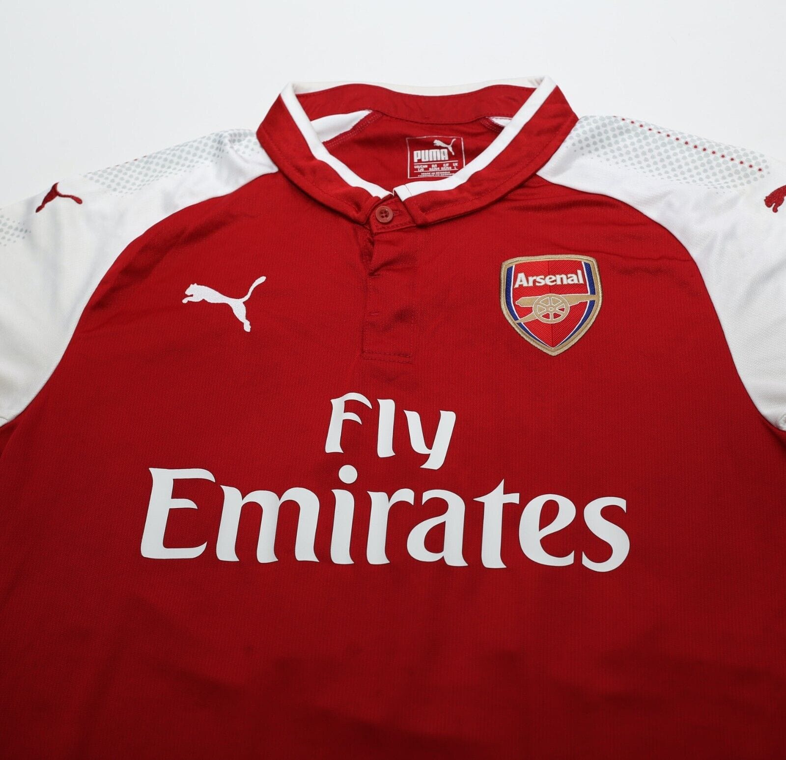 2017/18 ARSENAL Vintage PUMA Home Football Shirt (L) THOMAS #66