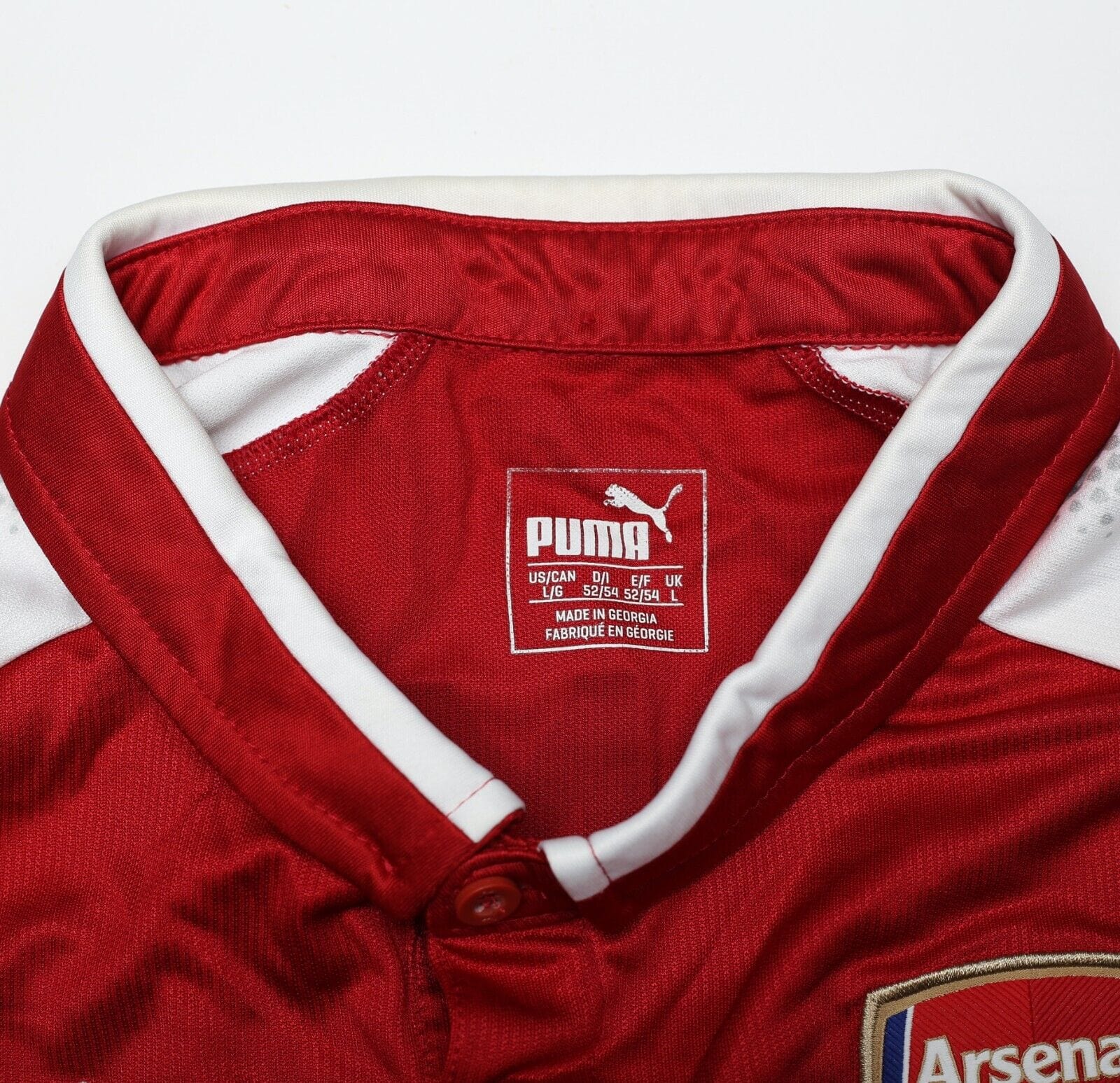 2017/18 ARSENAL Vintage PUMA Home Football Shirt (L) THOMAS #66