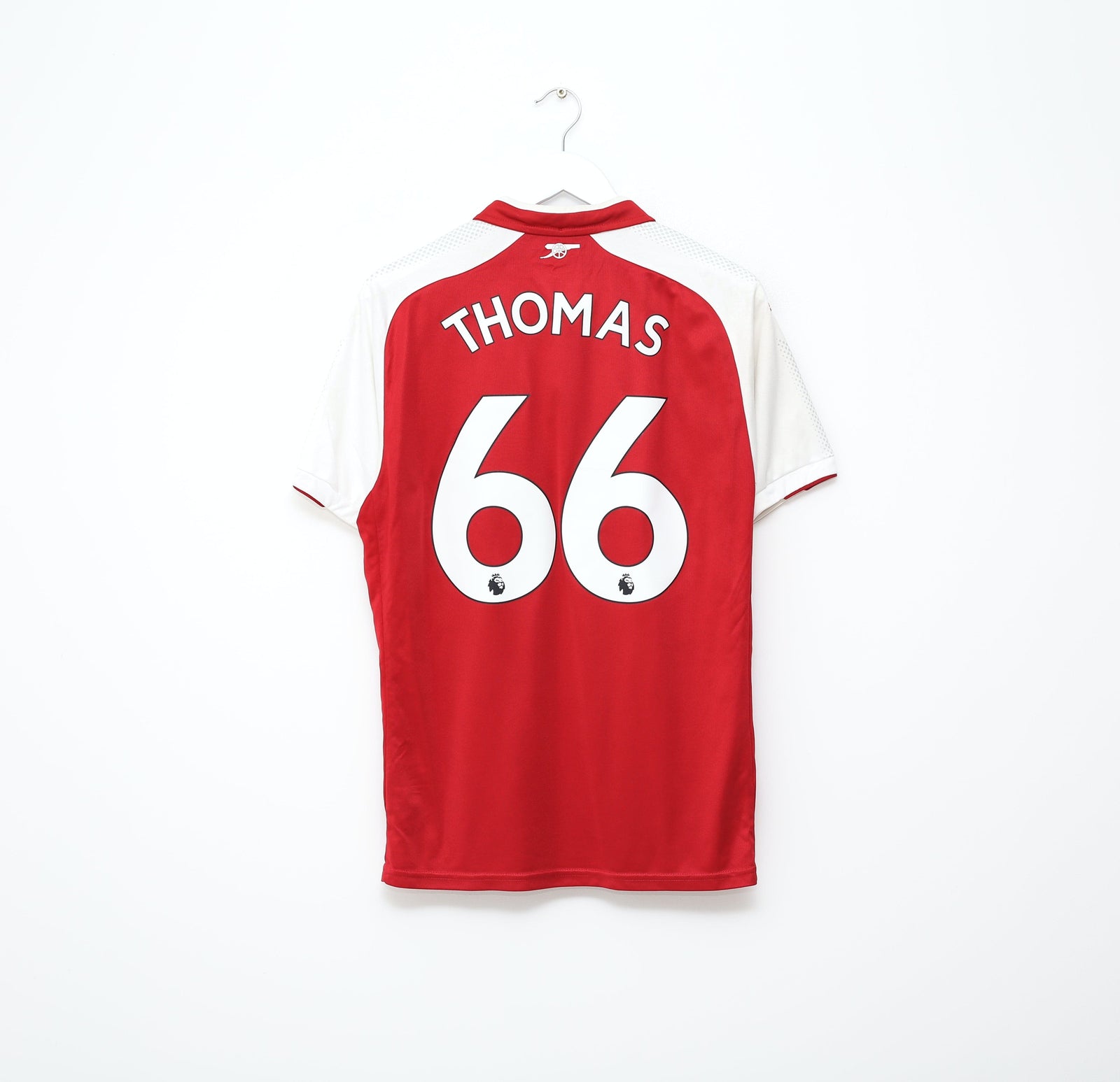 2017/18 ARSENAL Vintage PUMA Home Football Shirt (L) THOMAS #66