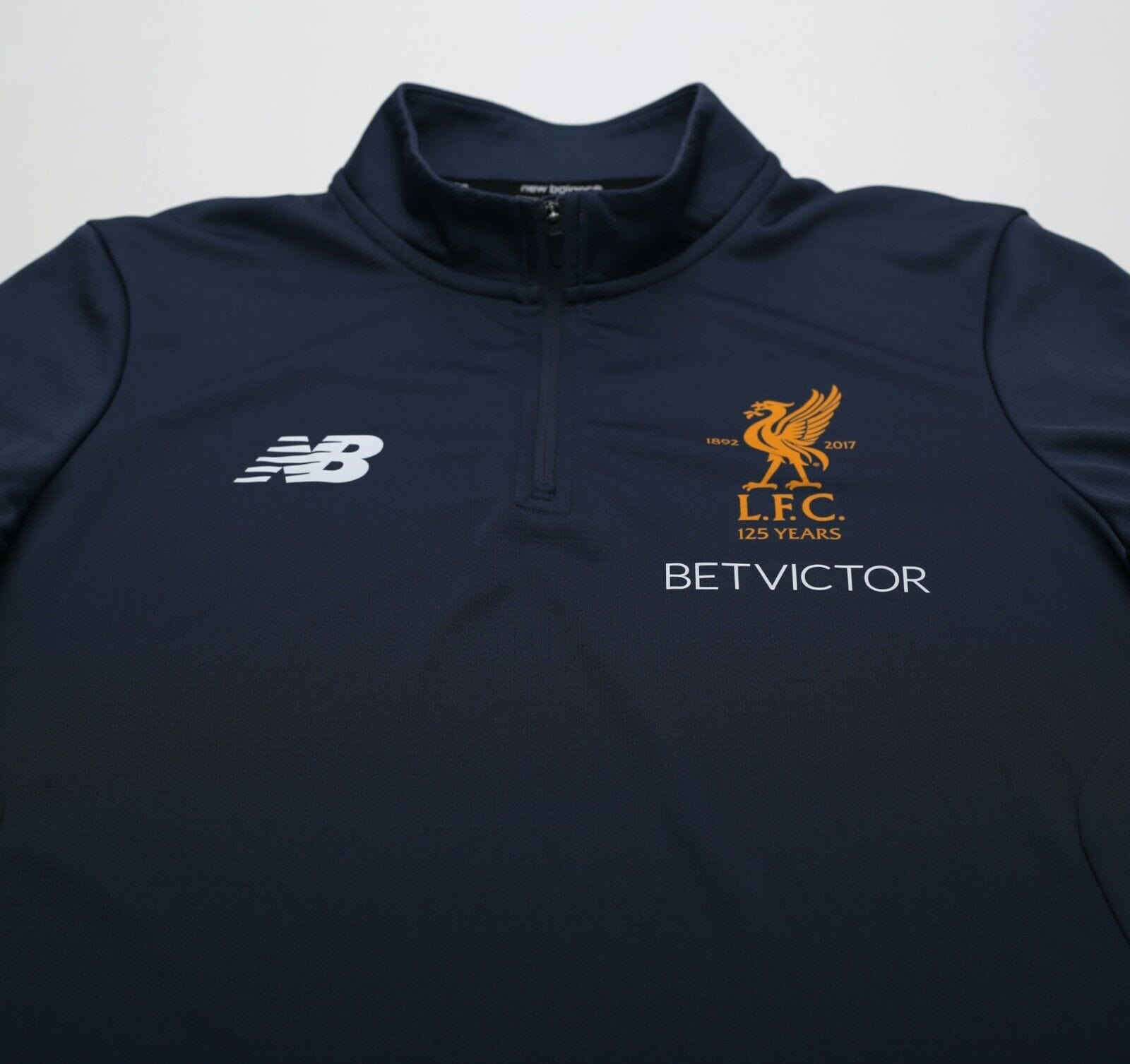 2017/18 LIVERPOOL New Balance Football 1/4 Zip Training Top (M)