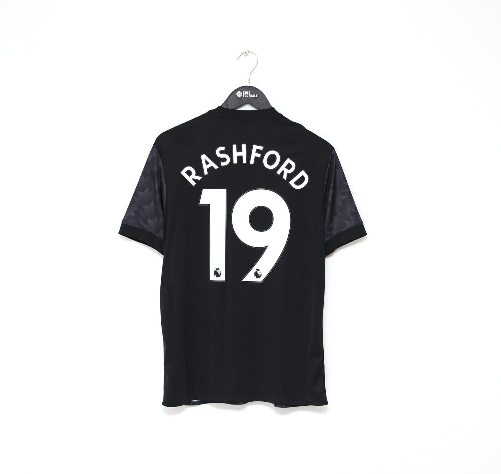 2017/18 RASHFORD #19 Manchester United Vintage adidas Away Football Shirt (M)