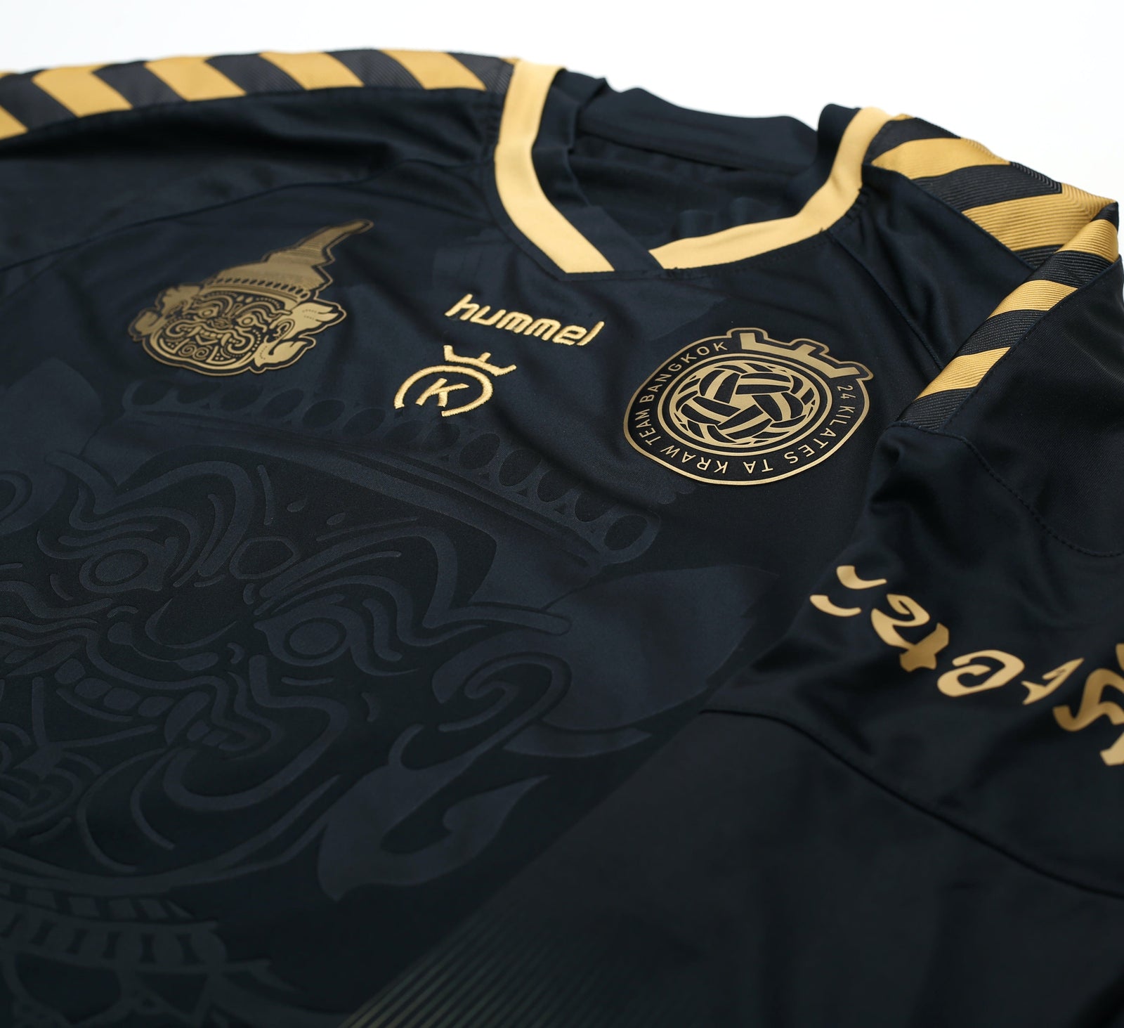 2017 24 KILATES BANGKOK Long Sleeve Home Football Shirt (M)