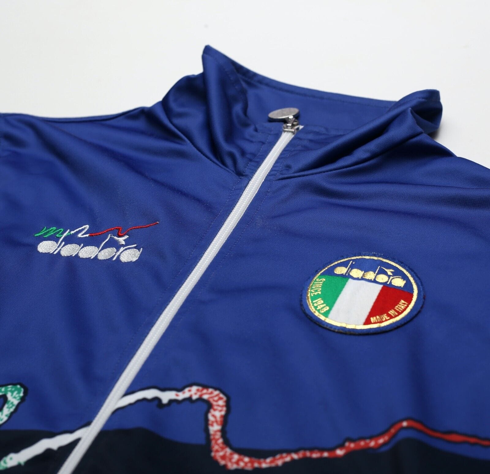 2017 Diadora x Baggio ITALY 1990/92 Retro Football Track Top Jacket (S)