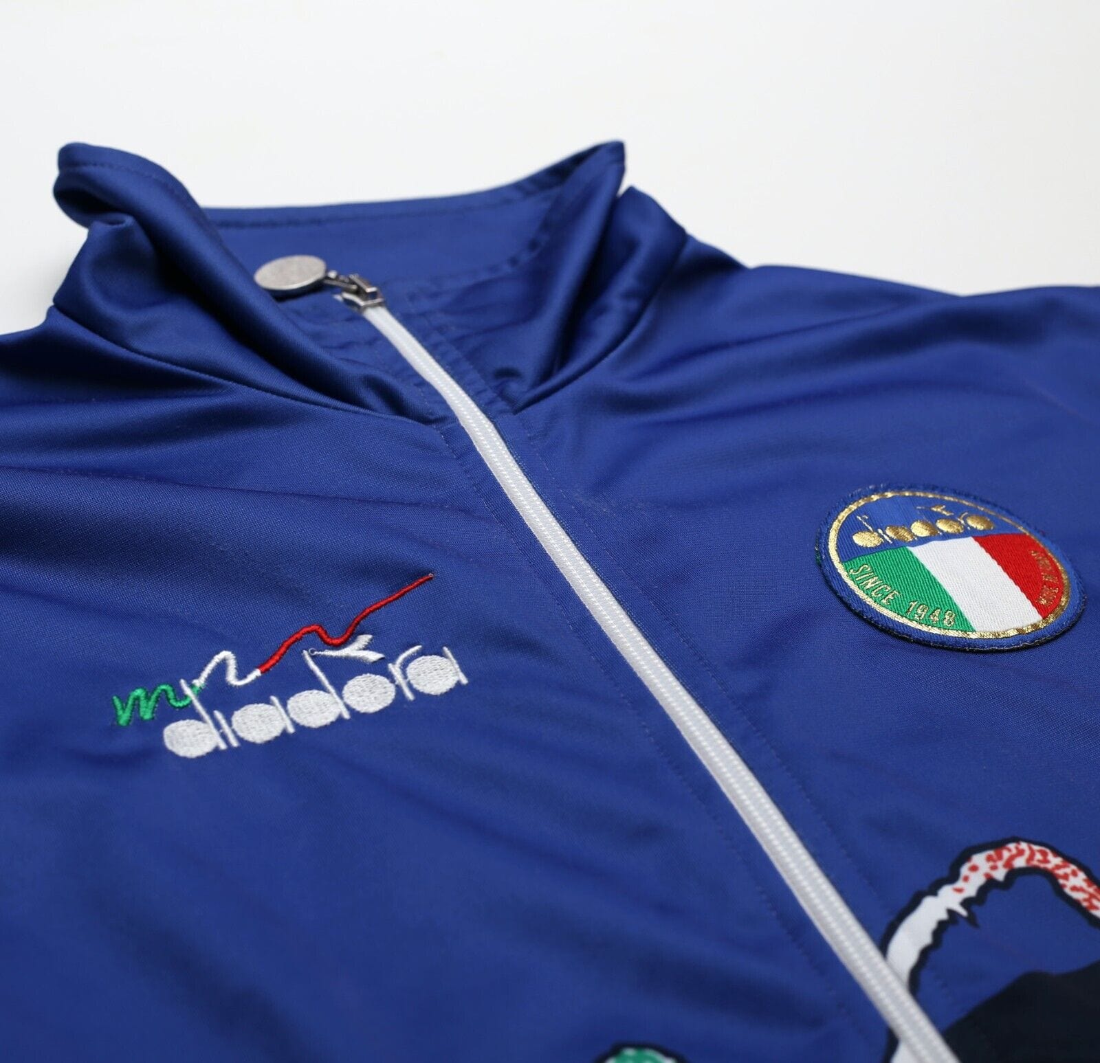 2017 Diadora x Baggio ITALY 1990/92 Retro Football Track Top Jacket (S)