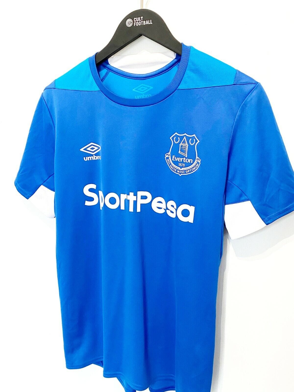 2018/19 EVERTON Vintage Umbro Warm Up Football Training Shirt (S)
