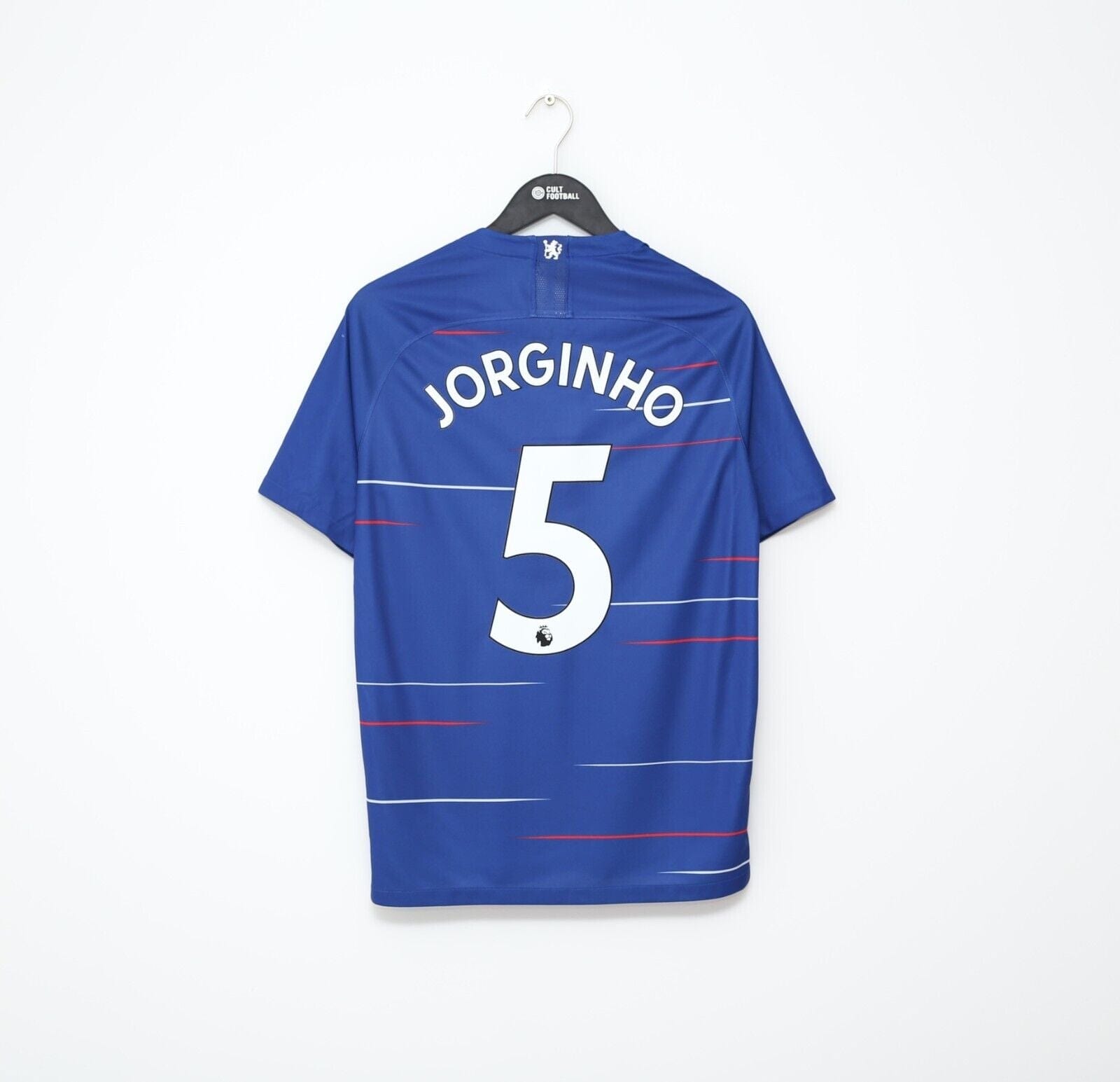 2018/19 JORGINHO #5 Chelsea vintage adidas Home Football Shirt Jersey (M)