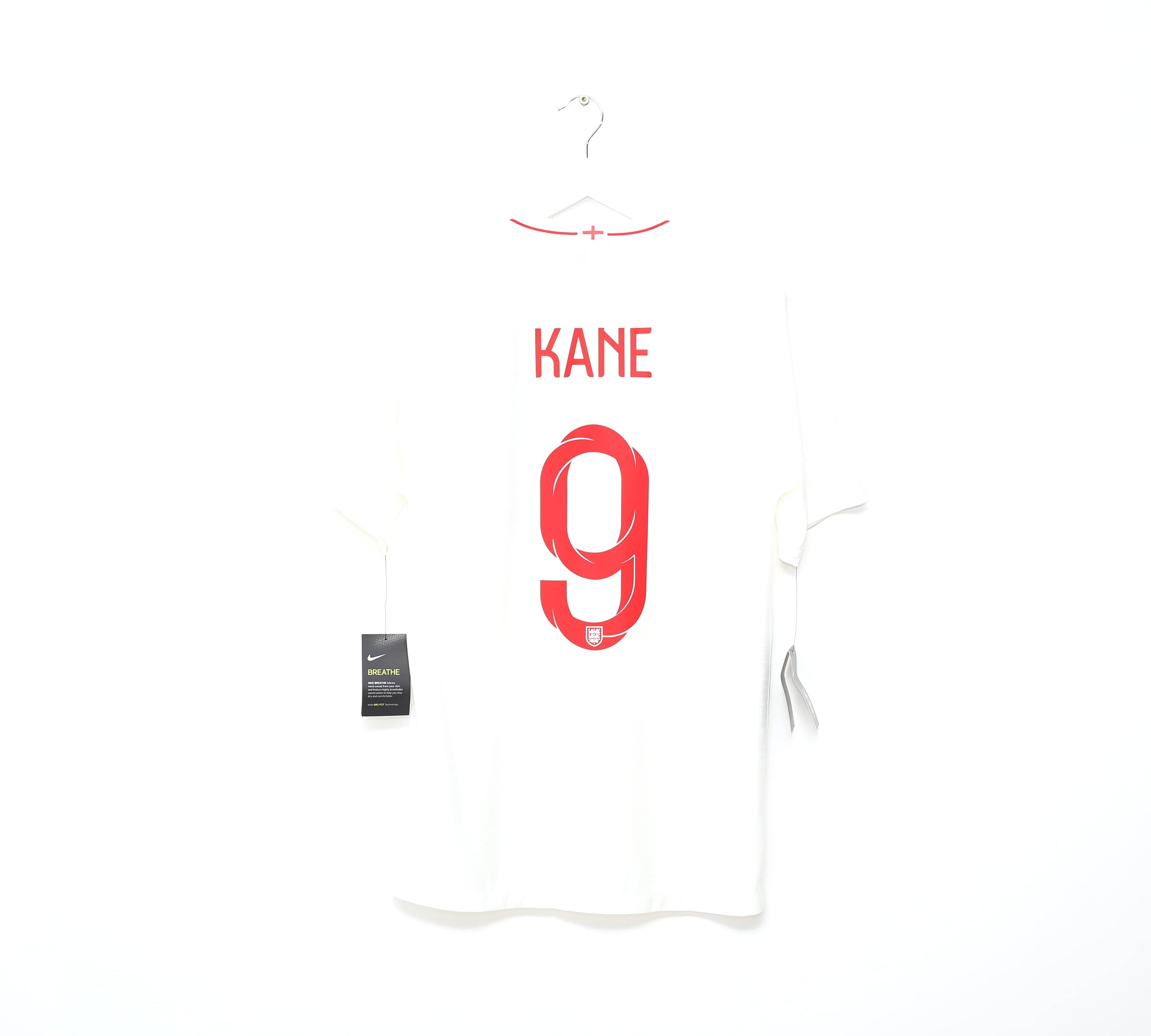 2018/19 KANE #9 England Nike Home Football Shirt (M) WC 2018 BNWT