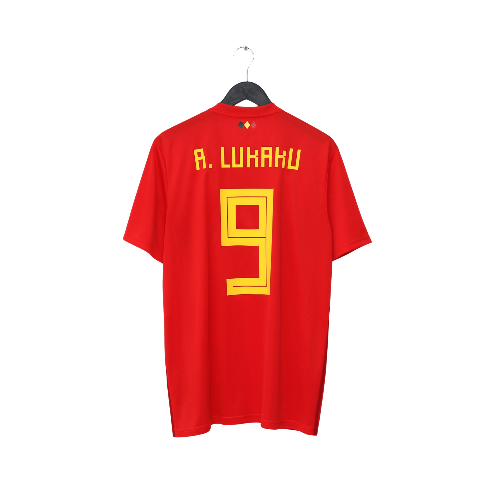 2018/19 Lukaku #9 Belgium Home Football Shirt (L) World Cup 2018
