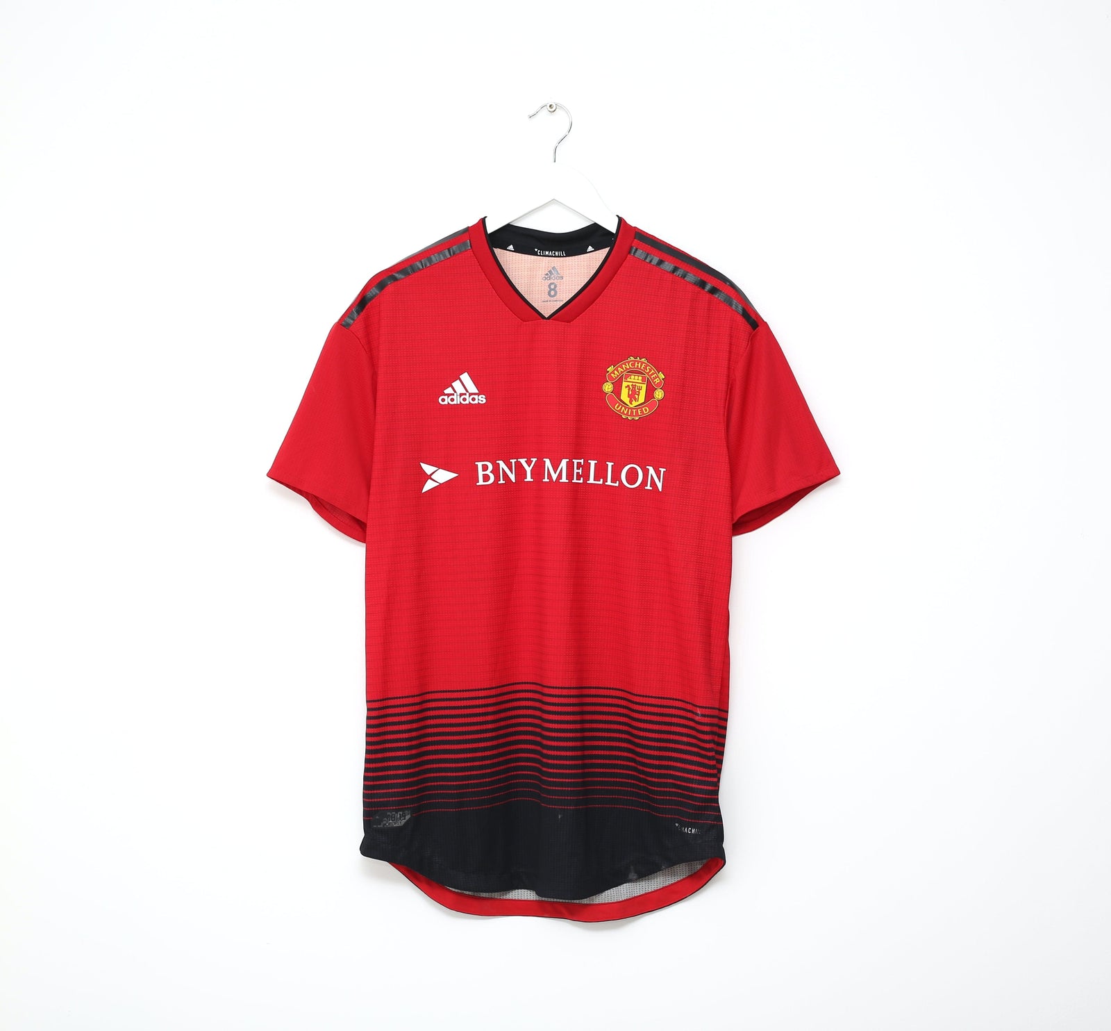 2018/19 MANCHESTER UNITED Adidas Player Issue Spec Home Football Shirt (8) BNY Mellon