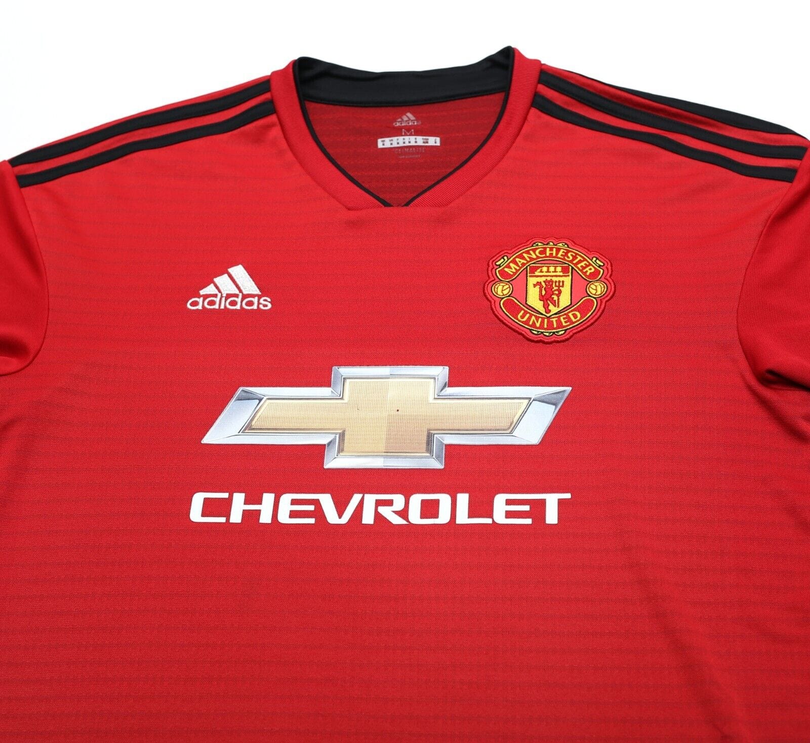 2018/19 MANCHESTER UNITED Vintage adidas Home Football Shirt (M)