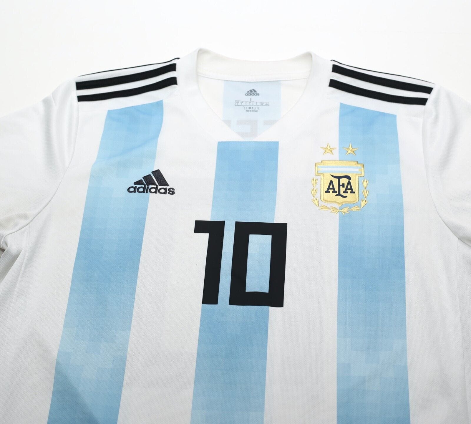 2018/19 MESSI #10 Argentina Vintage adidas Home Football Shirt (L) WC 2018