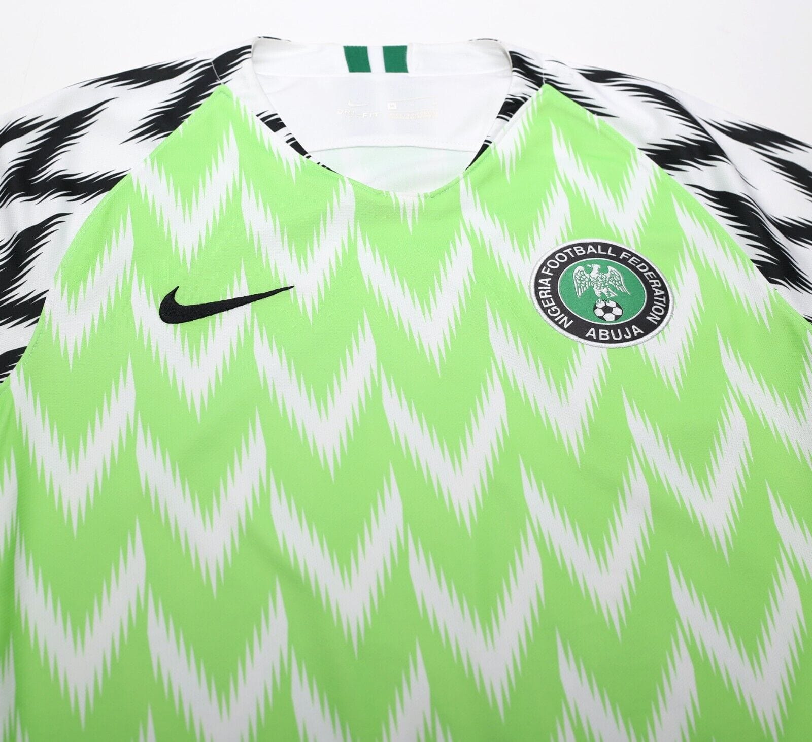 2018/19 NIGERIA Vintage Authentic Nike Home Football Shirt (M) World Cup 2018