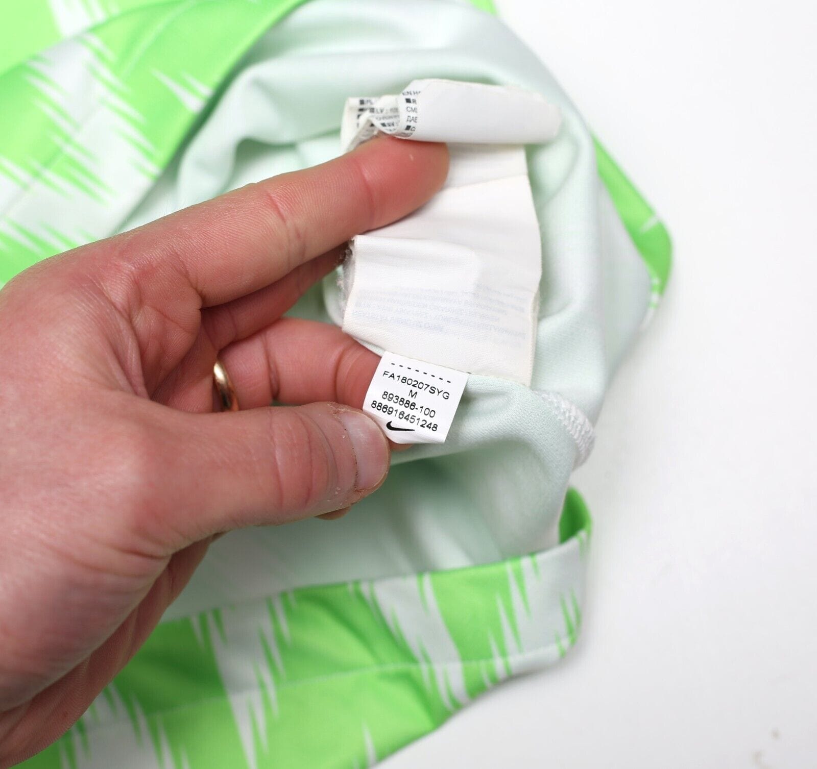 2018/19 NIGERIA Vintage Authentic Nike Home Football Shirt (M) World Cup 2018