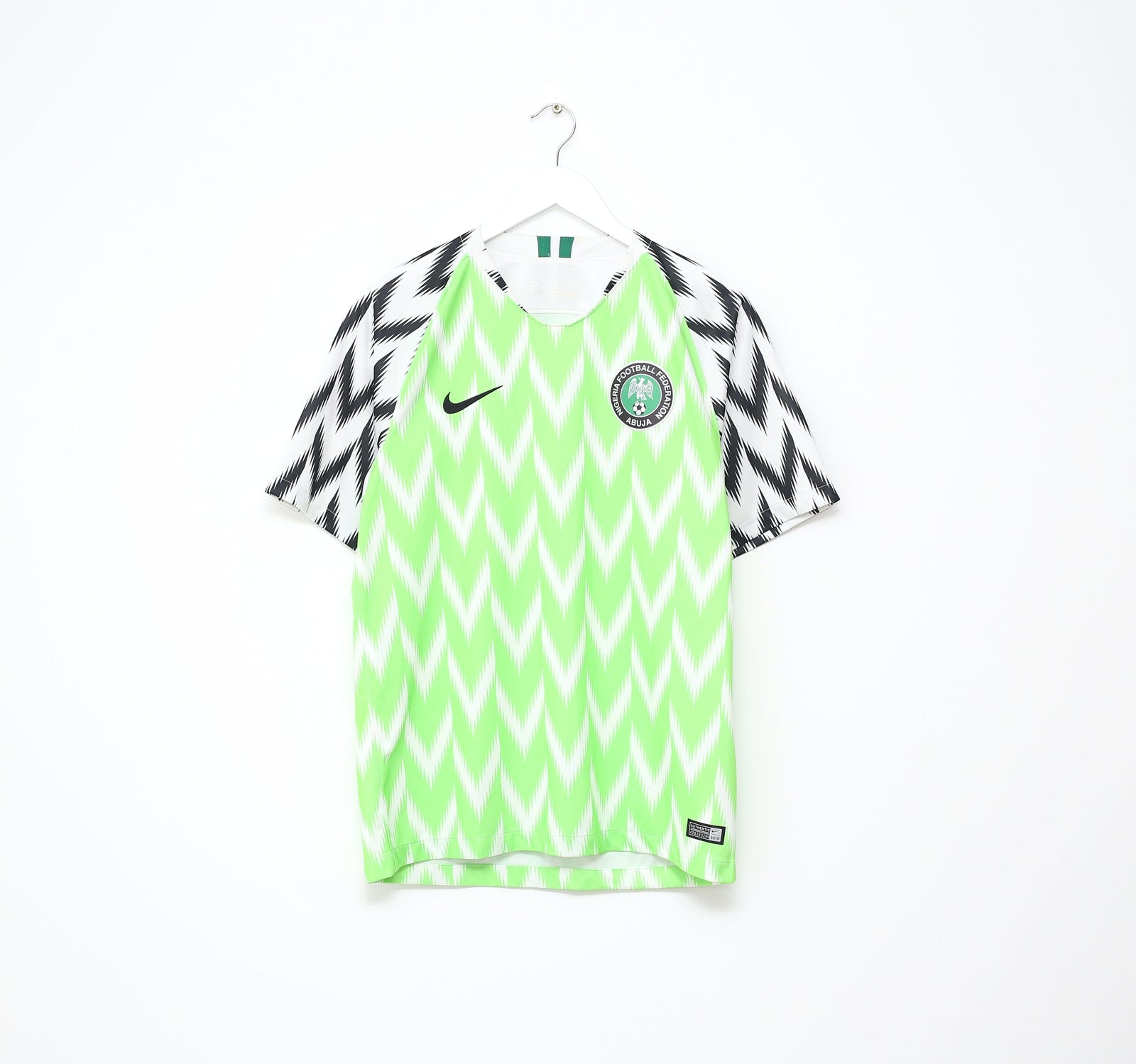 2018/19 NIGERIA Vintage Authentic Nike Home Football Shirt (M) World Cup 2018