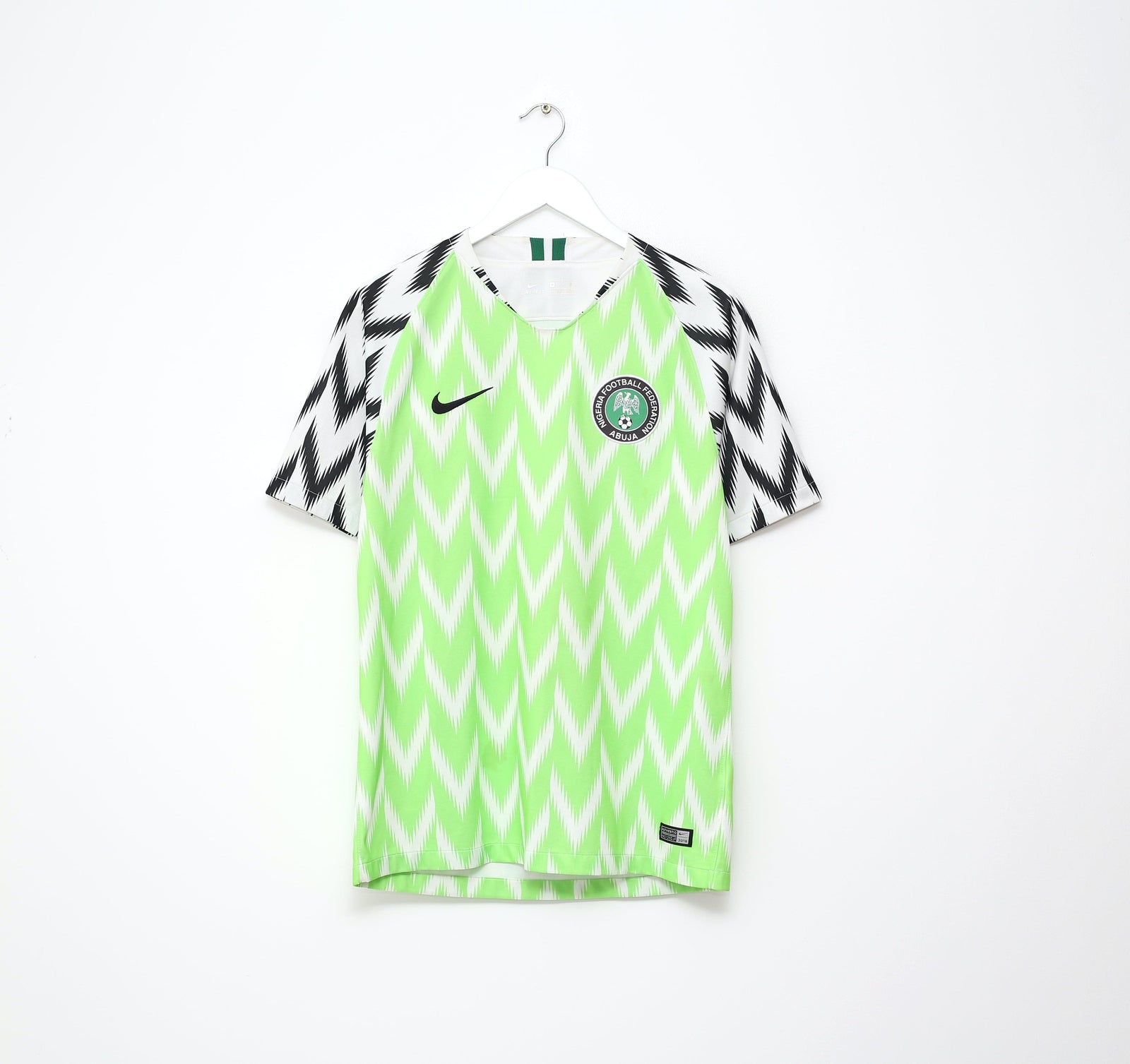 2018/19 NIGERIA Vintage Authentic Nike Home Football Shirt (M) World Cup 2018