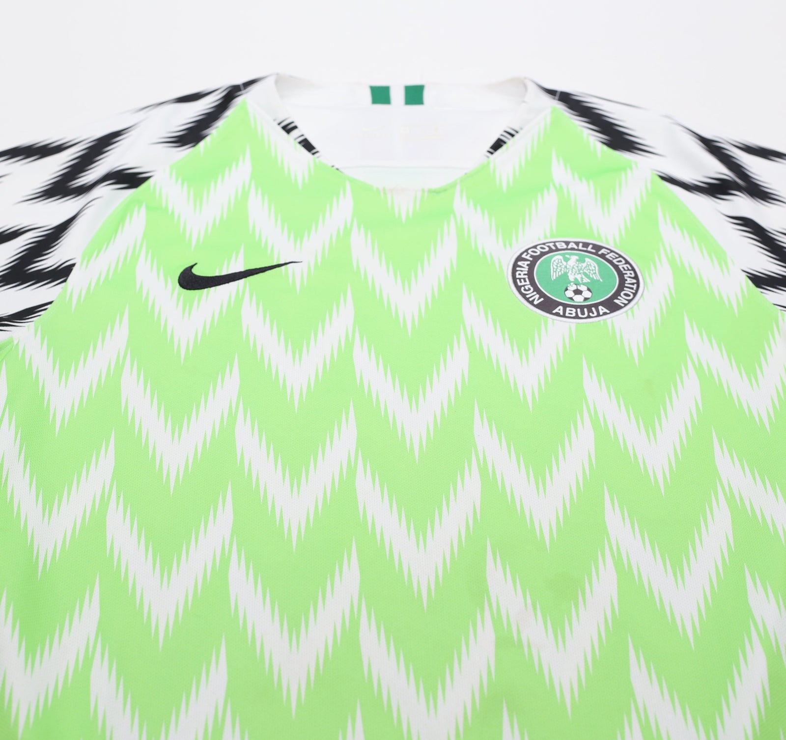 2018/19 NIGERIA Vintage Authentic Nike Home Football Shirt (M) World Cup 2018