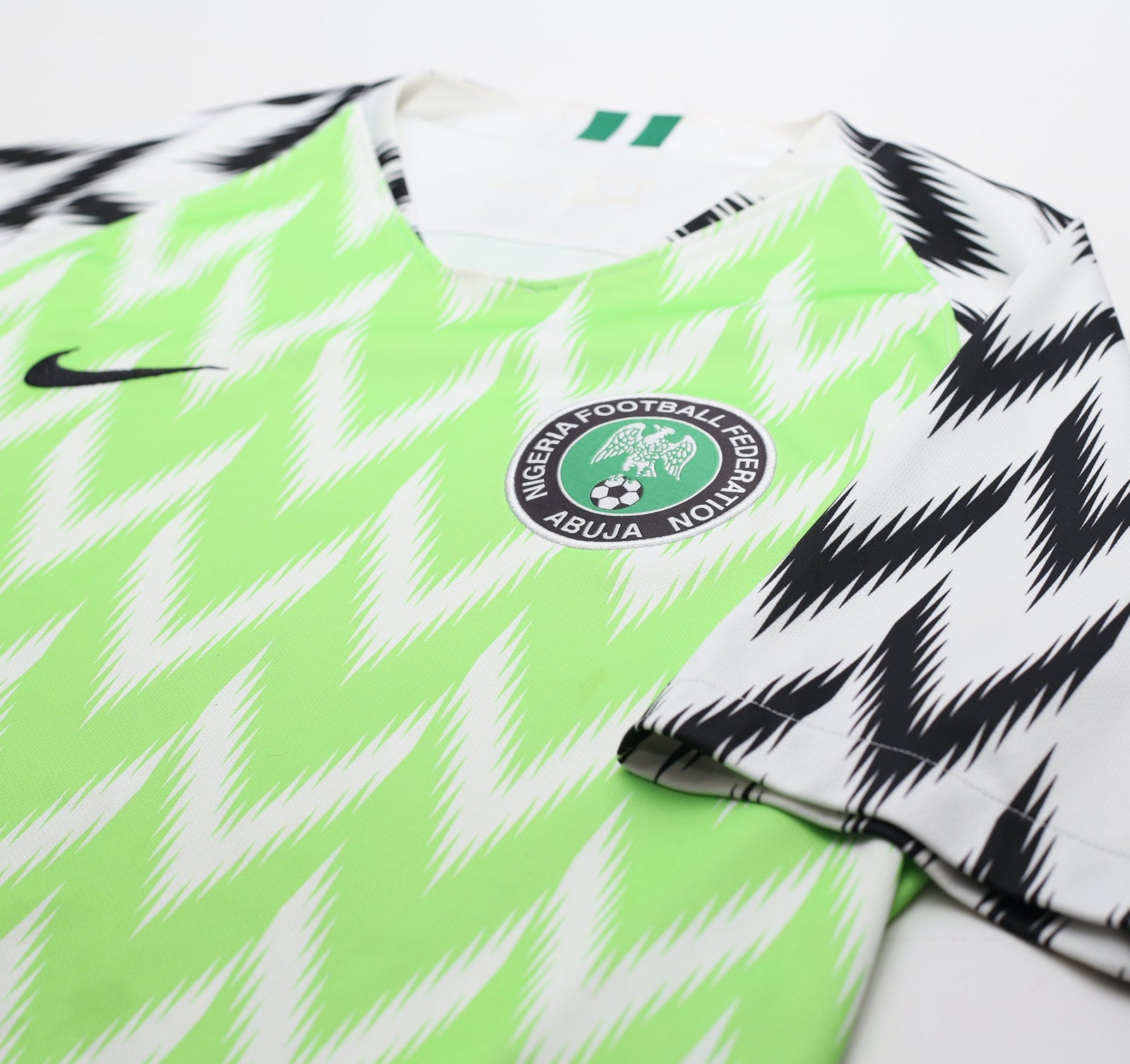 2018/19 NIGERIA Vintage Authentic Nike Home Football Shirt (M) World Cup 2018