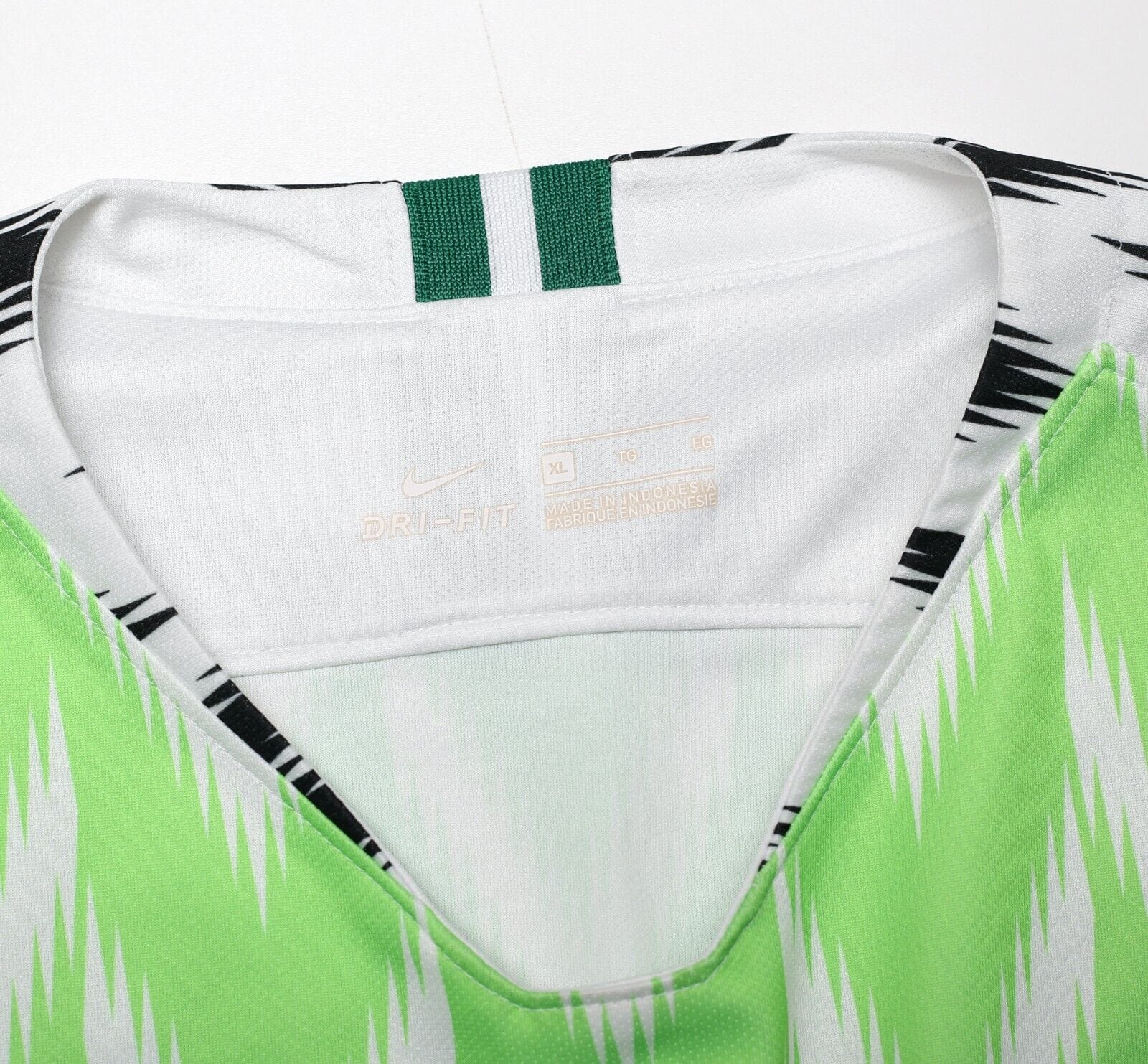 2018/19 NIGERIA Vintage Authentic Nike Home Football Shirt (XL) World Cup 2018