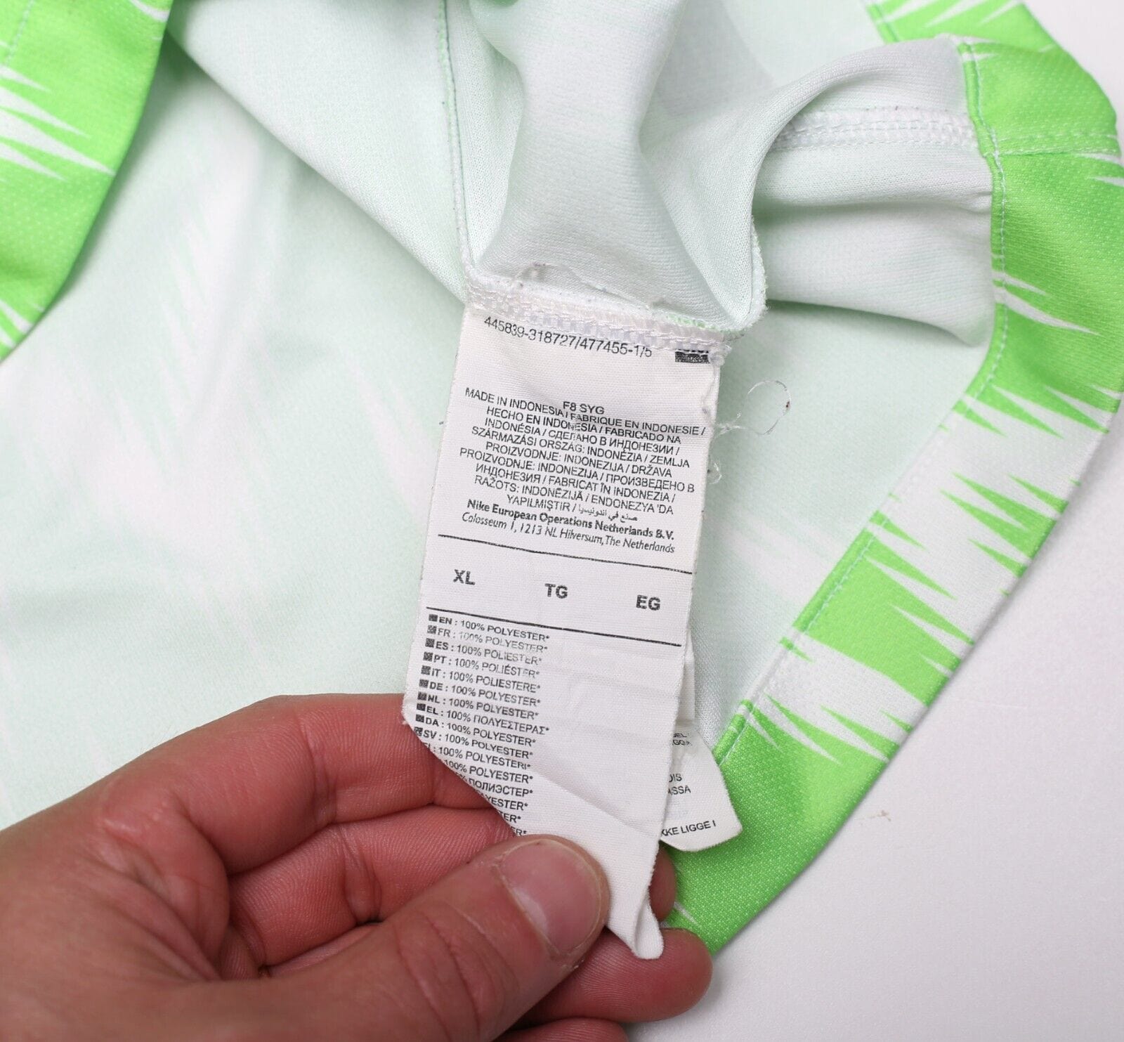 2018/19 NIGERIA Vintage Authentic Nike Home Football Shirt (XL) World Cup 2018