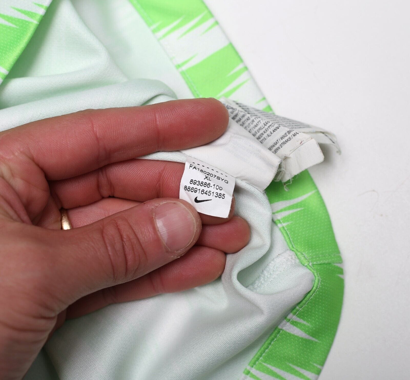 2018/19 NIGERIA Vintage Authentic Nike Home Football Shirt (XL) World Cup 2018