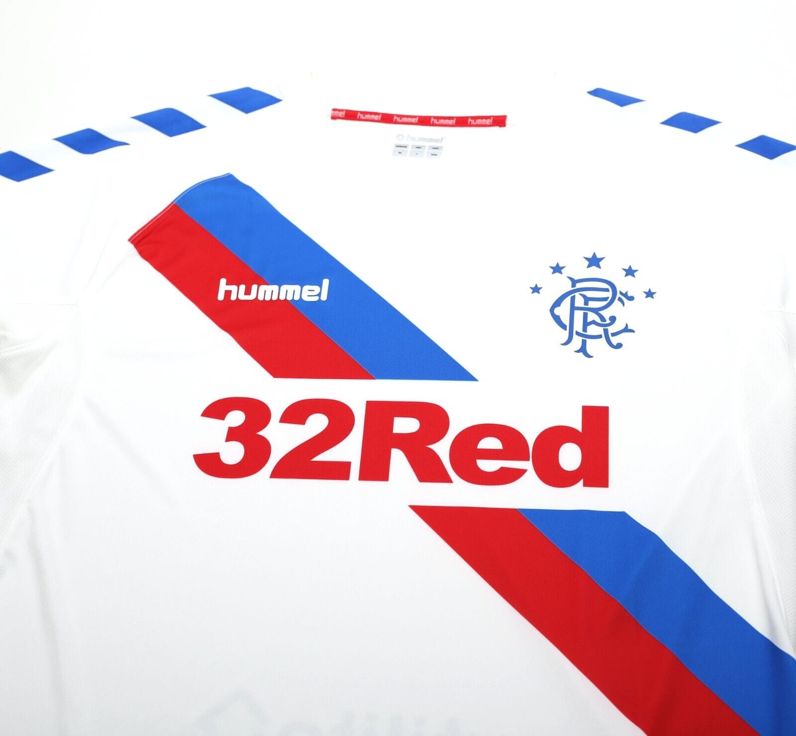 2018/19 RANGERS Hummel Away Football Shirt Jersey (L/XL) Mint