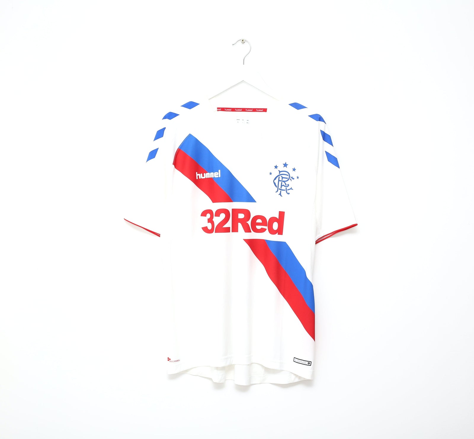 2018/19 RANGERS Hummel Away Football Shirt Jersey (L/XL) Mint