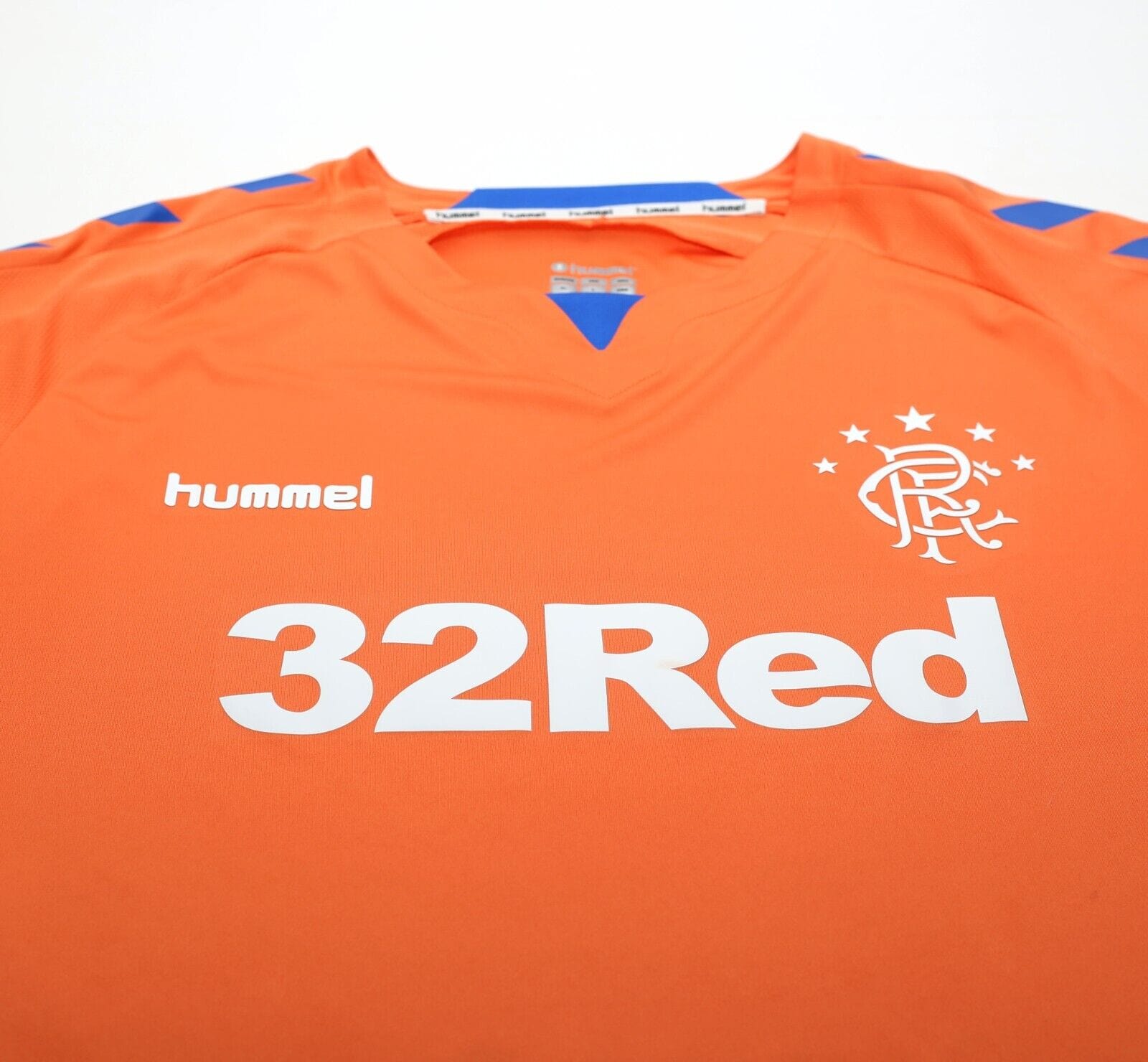 2018/19 RANGERS Hummel Third Football Shirt Jersey (L/XL) Mint