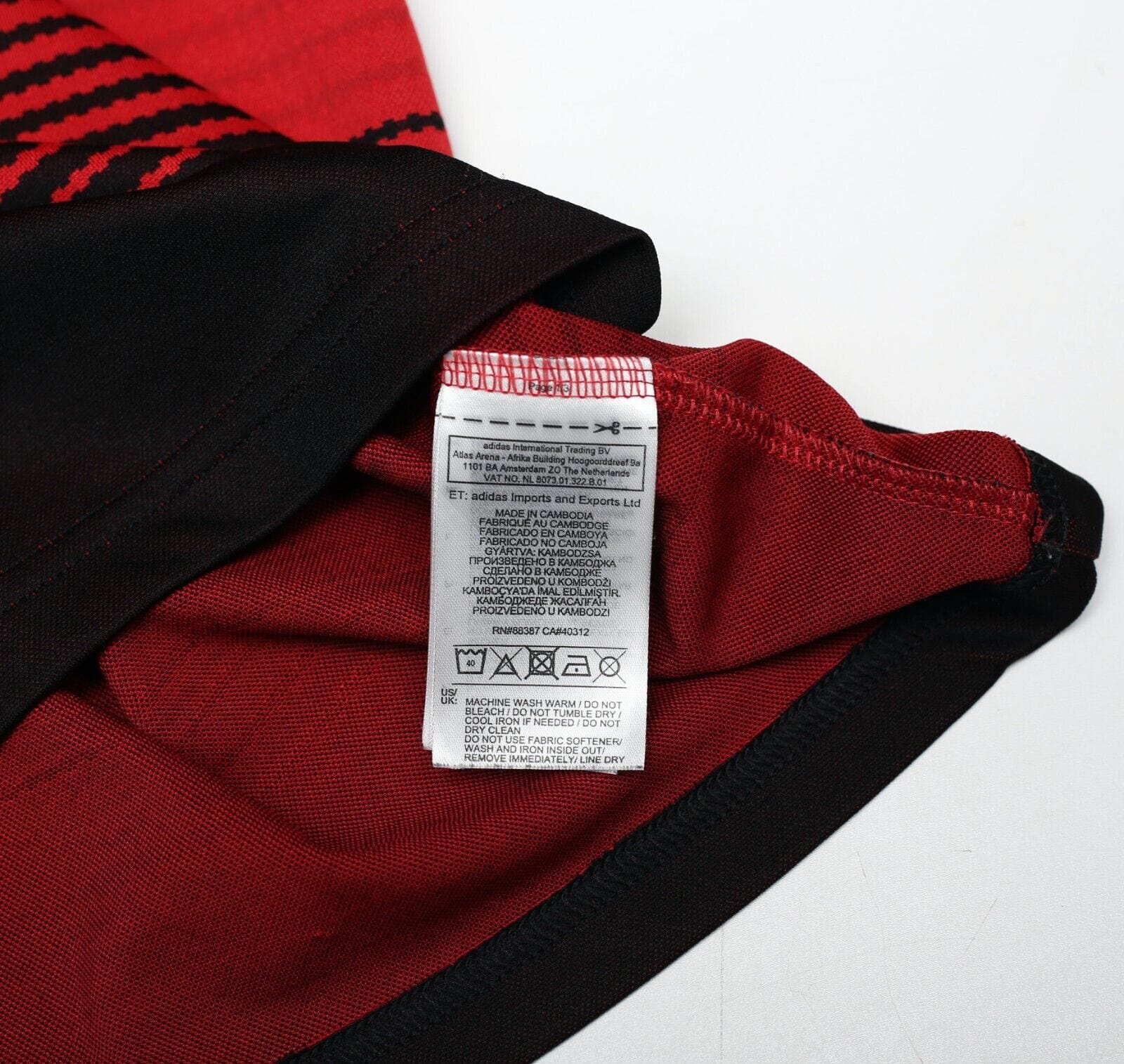 2018/19 RASHFORD #10 Manchester United Vintage adidas Home Football Shirt (M)