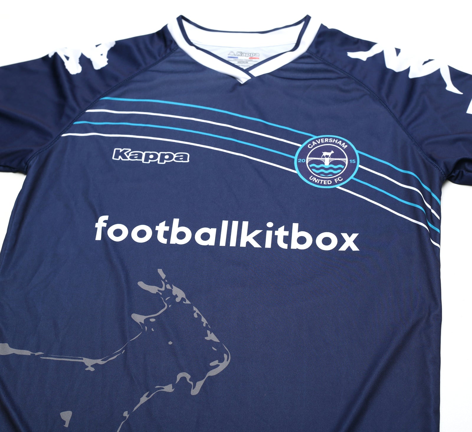 2019 CAVERSHAM UNITED FC Kappa Home Football Shirt (M)