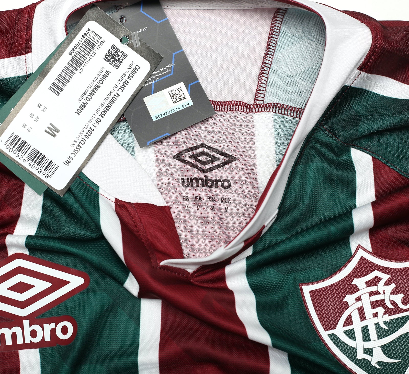 2020/21 Fluminense FC Umbro Home Shirt (M) BNWT
