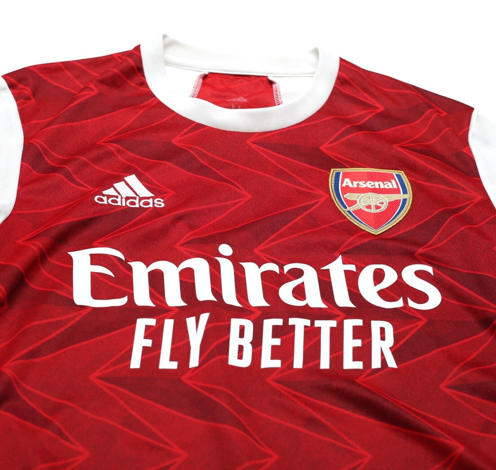 2020/21 MARTINELLI #35 Arsenal Vintage adidas Home Football Shirt (M)