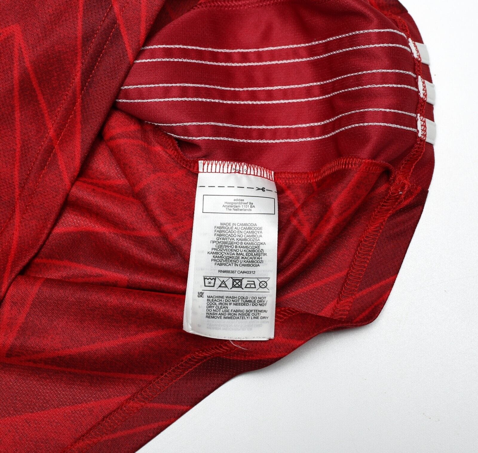 2020/21 MARTINELLI #35 Arsenal Vintage adidas Home Football Shirt (M)