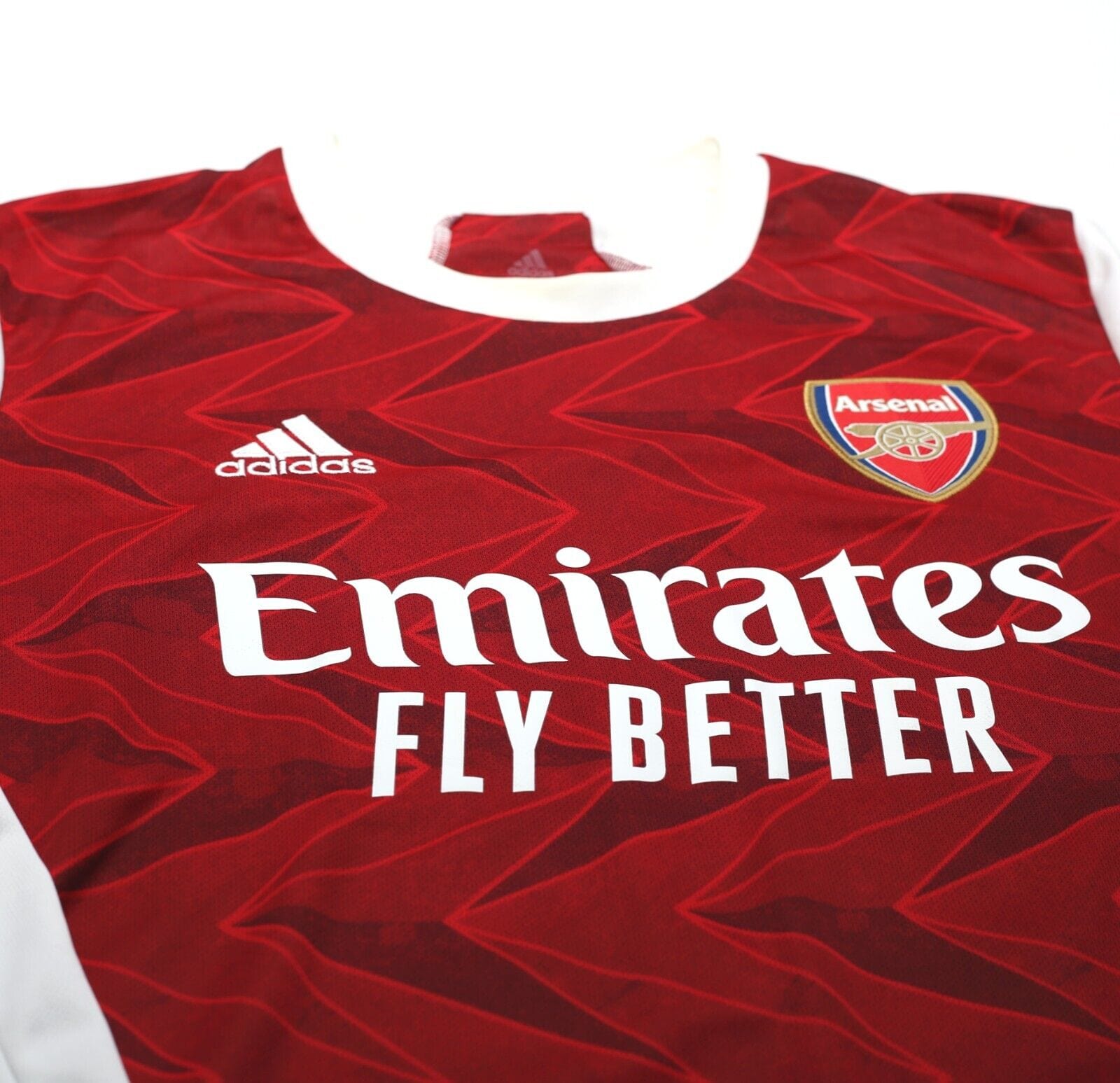 2020/21 MARTINELLI #35 Arsenal Vintage adidas Long Sleeve Home Football Shirt (L)